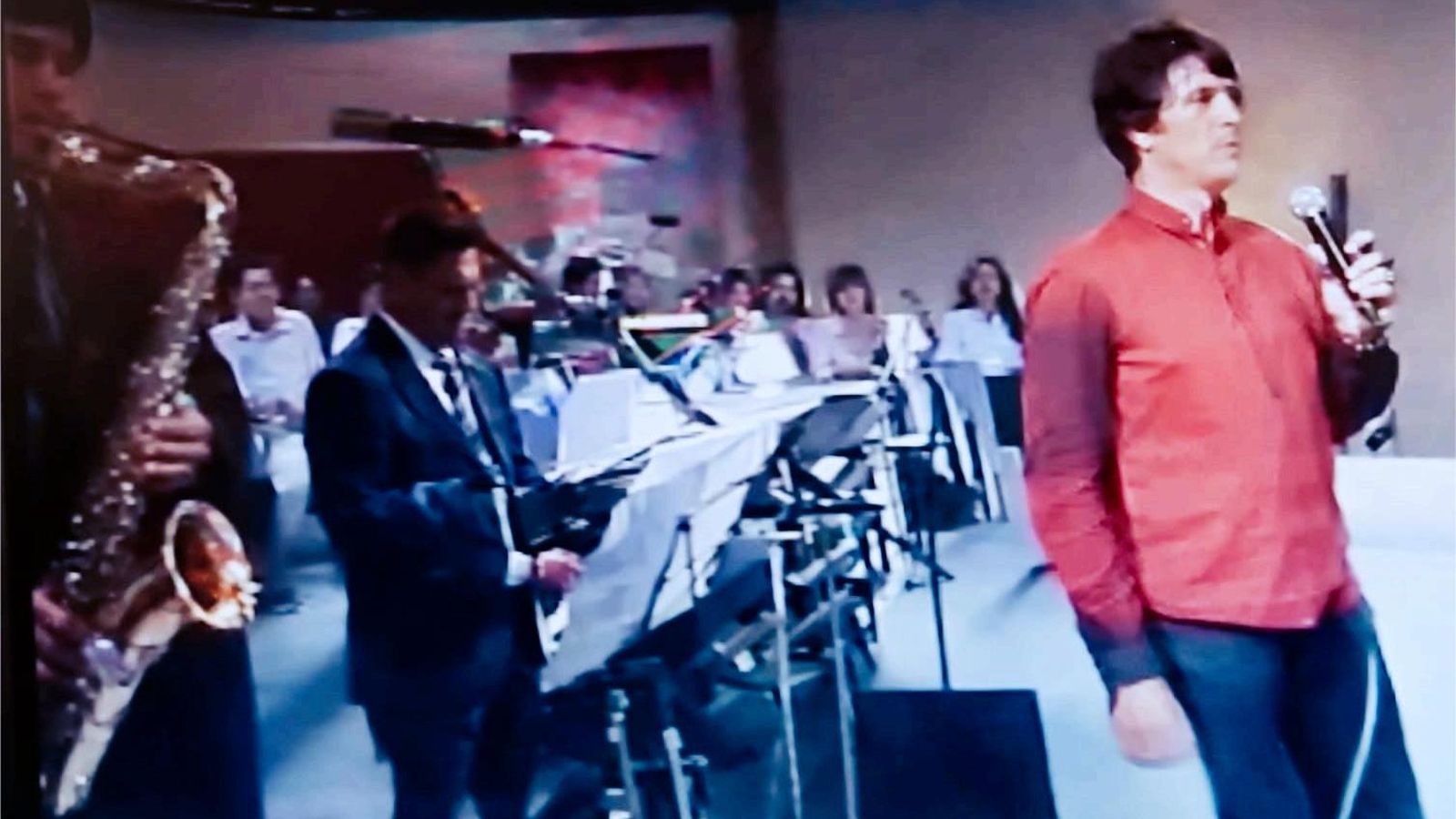 En  una actuación en TVE.