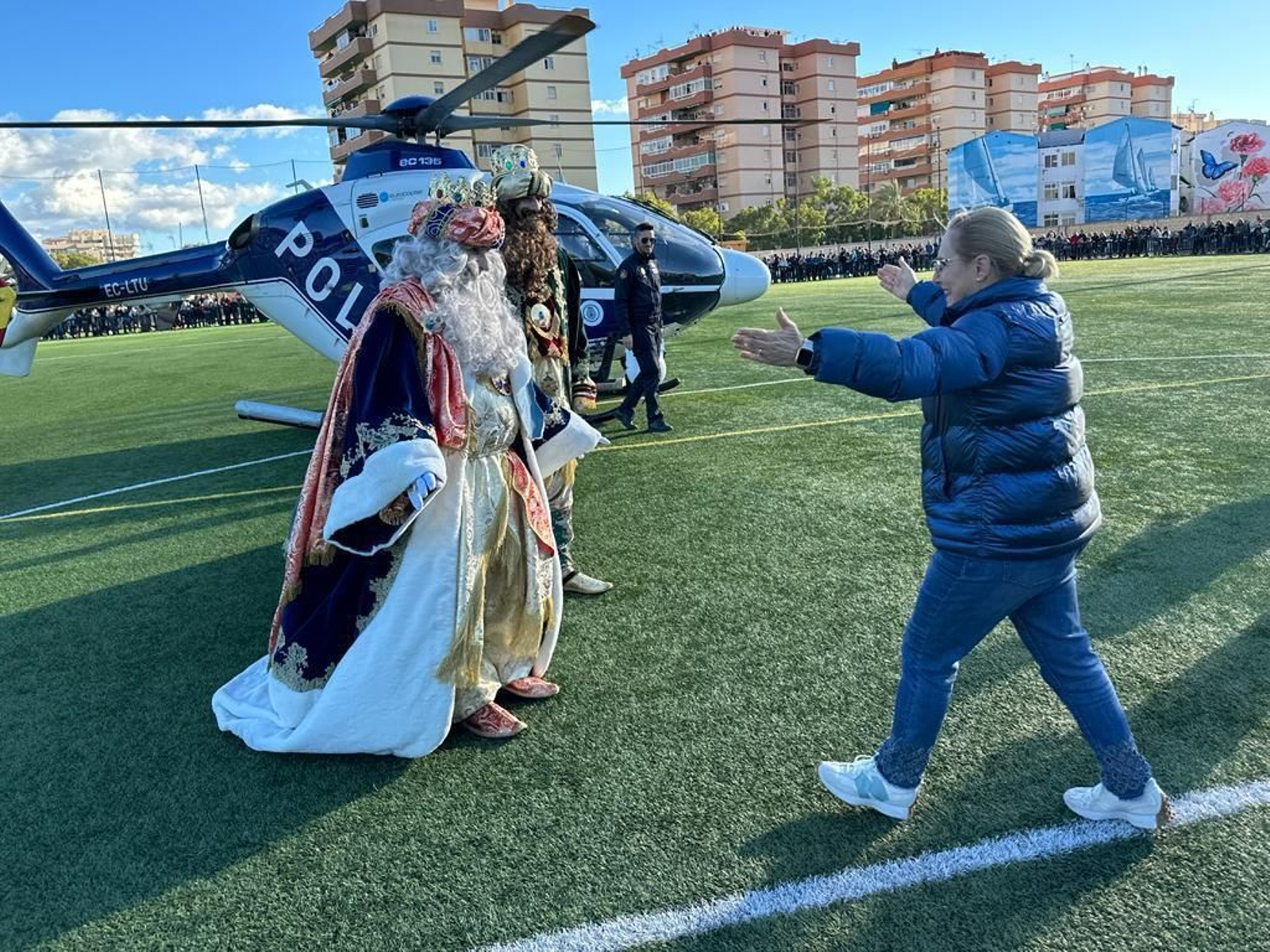 La llegada de los Reyes Magos a Fuengirola.