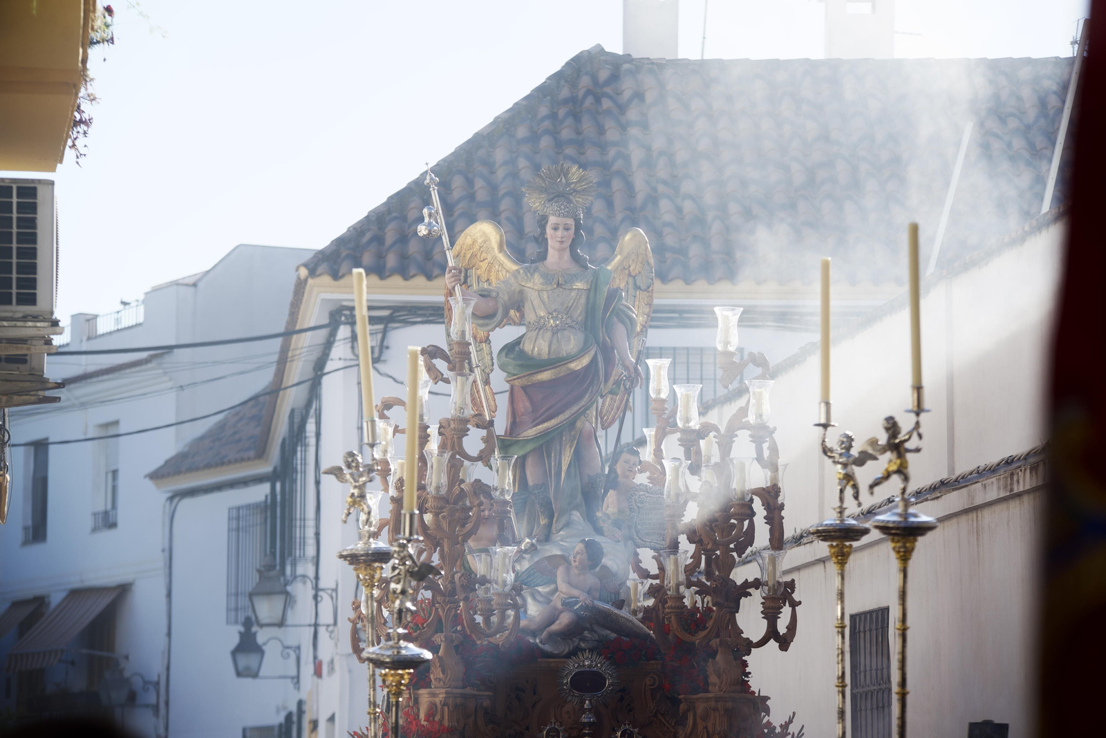 La procesión de San Rafael, el custodio de Córdoba, en imágenes