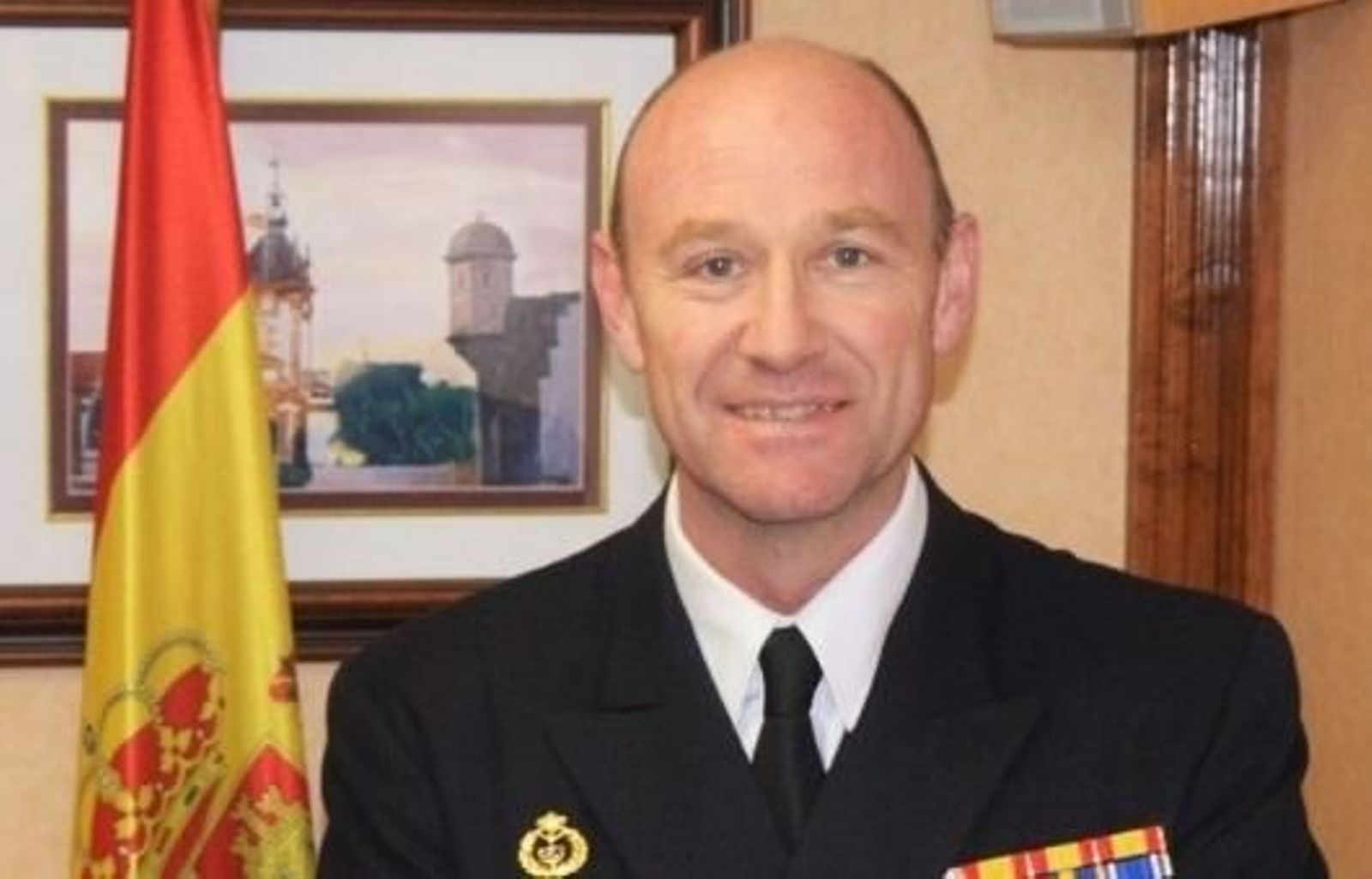 El capitán de fragata Manuel García Ruiz.