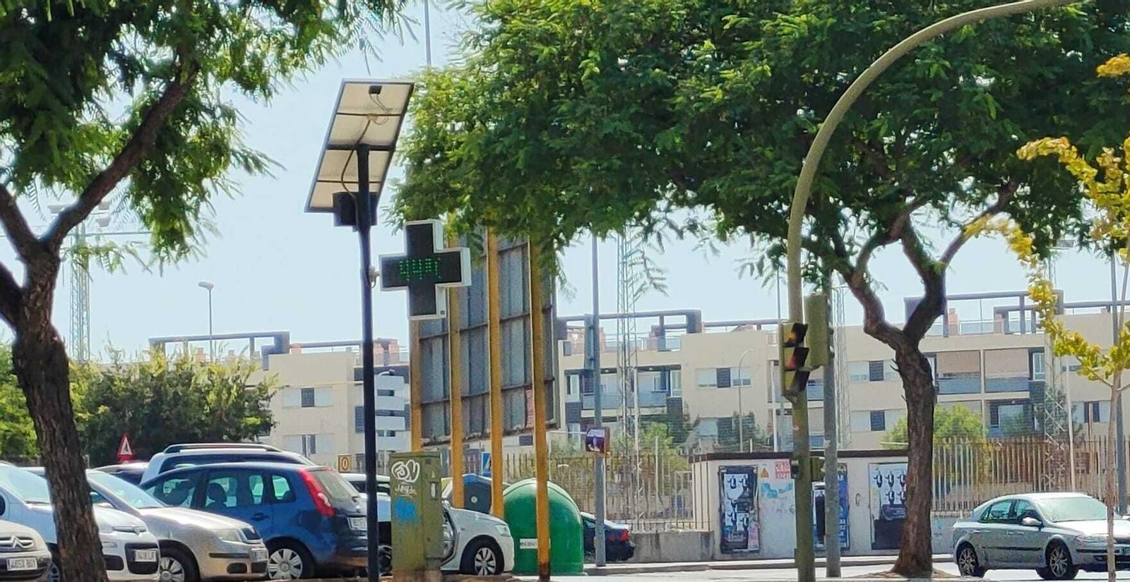 Una imagen de un termómetro a la altura de La Granja.