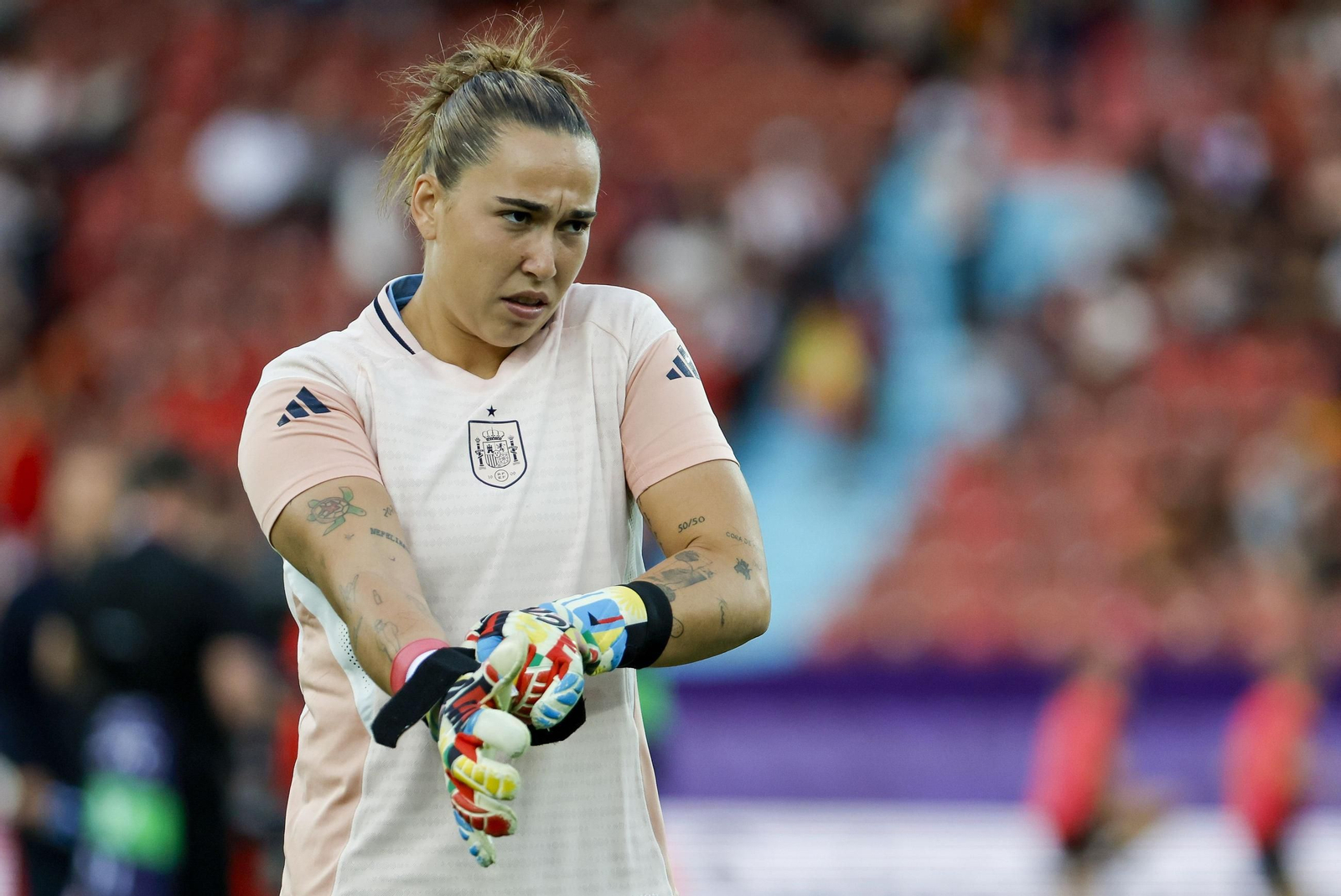 Las mejores imágenes de la semifinal Alemania - España de la Eurocopa femenina