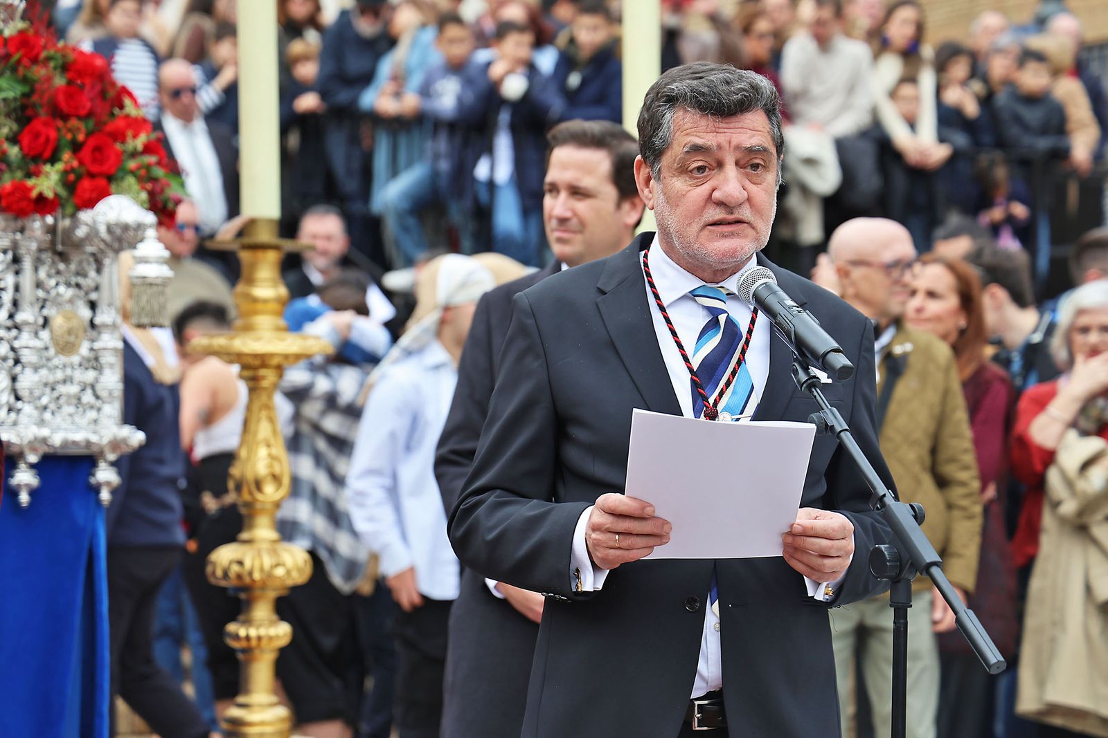 Proclamación de San Sebastián como alcalde perpetuo y la entrega de su vara