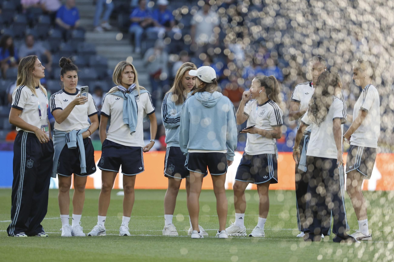 Las fotos del Italia - España de la Eurocopa femenina