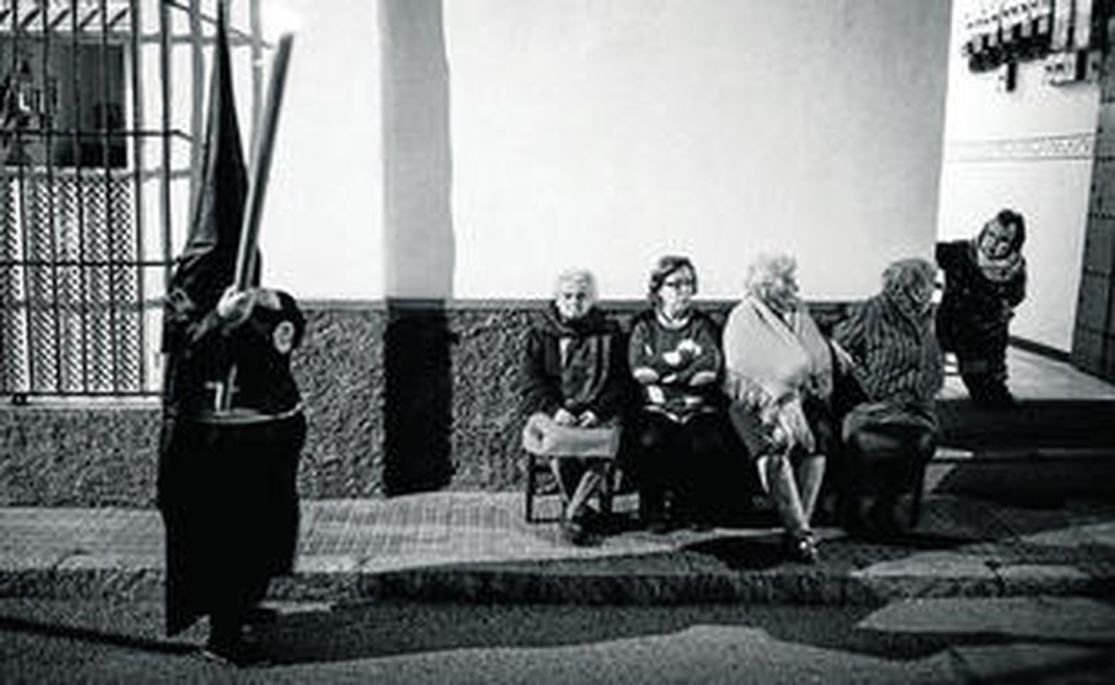 La foto ganadora del concurso de fotografía de Semana Santa, titulada 'Palquillo'.