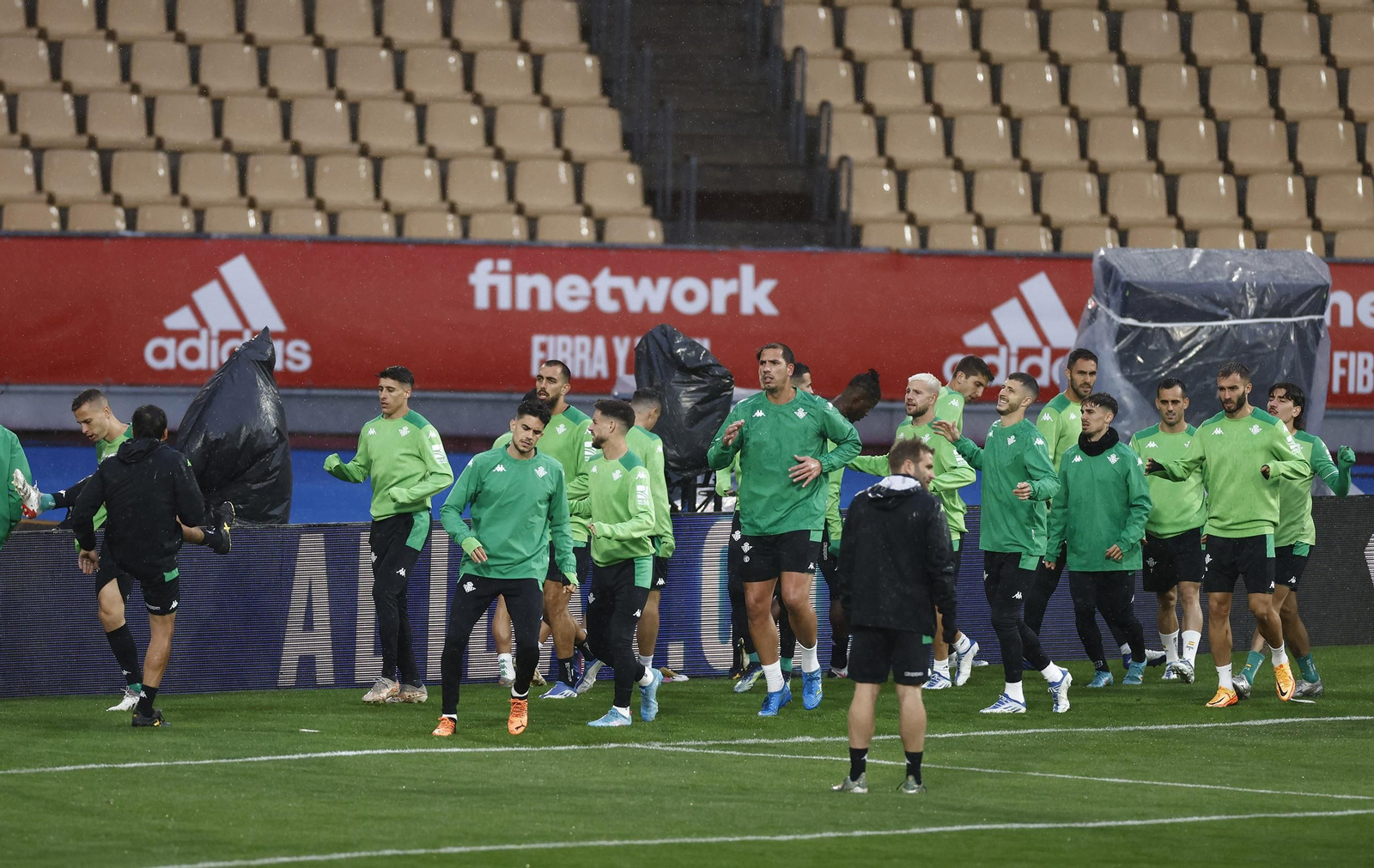 Betis - Valencia | La final de la Copa del Rey se ambienta pese a la lluvia