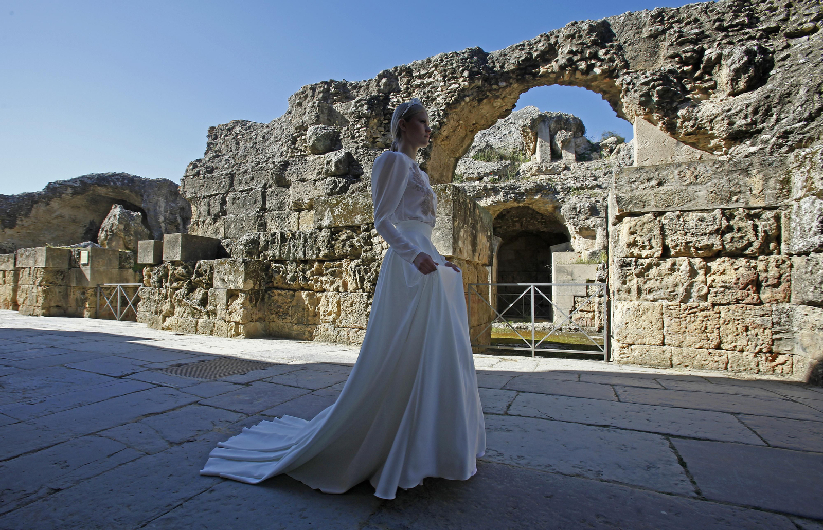 Pase de modelos en Itálica