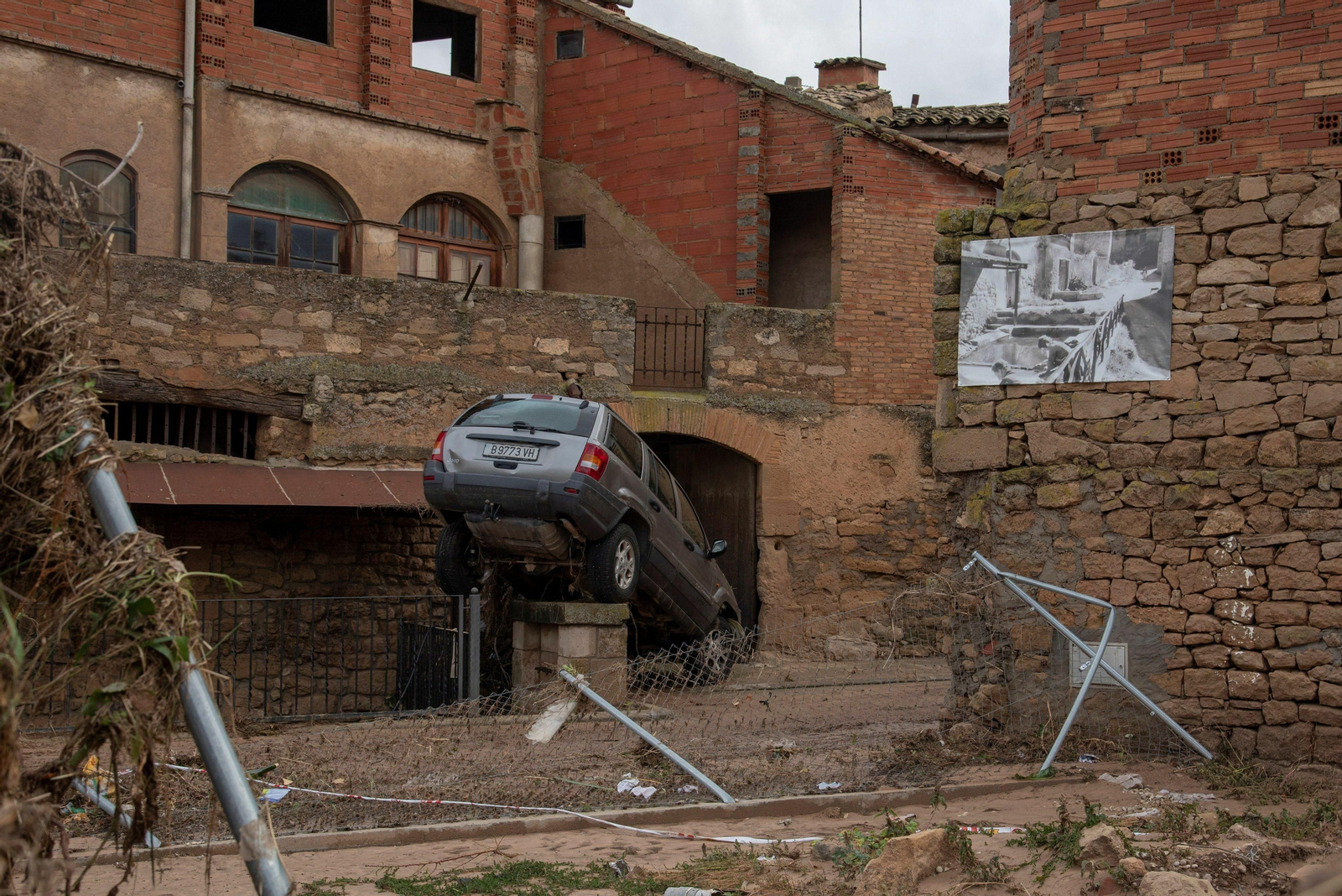 Daños causados por el temporal en Lleida