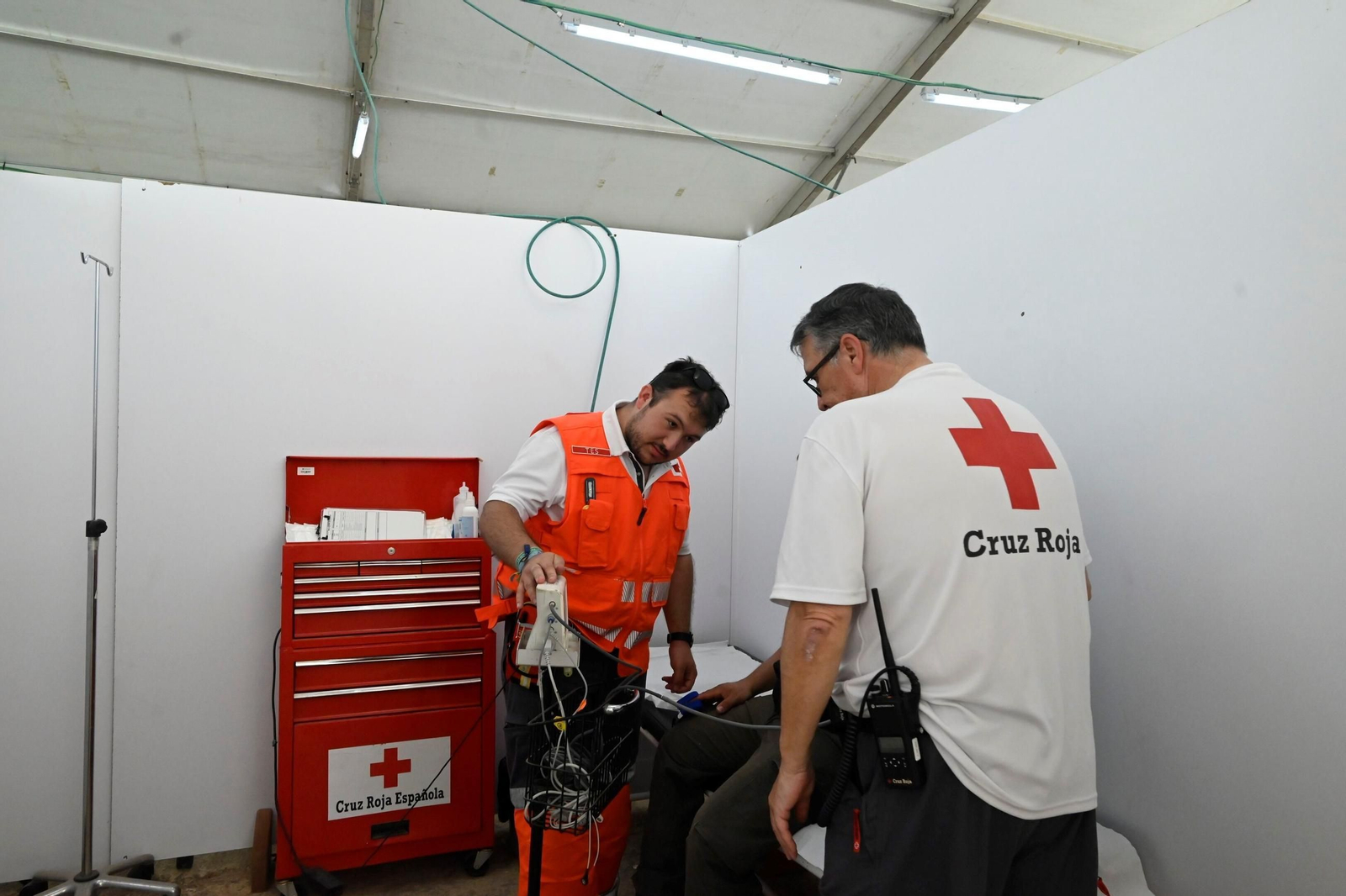 Las imágenes del dispositivo sanitario de Cruz Roja en la Feria de Córdoba Las imágenes del dispositivo sanitario de Cruz Roja en la Feria de Córdoba