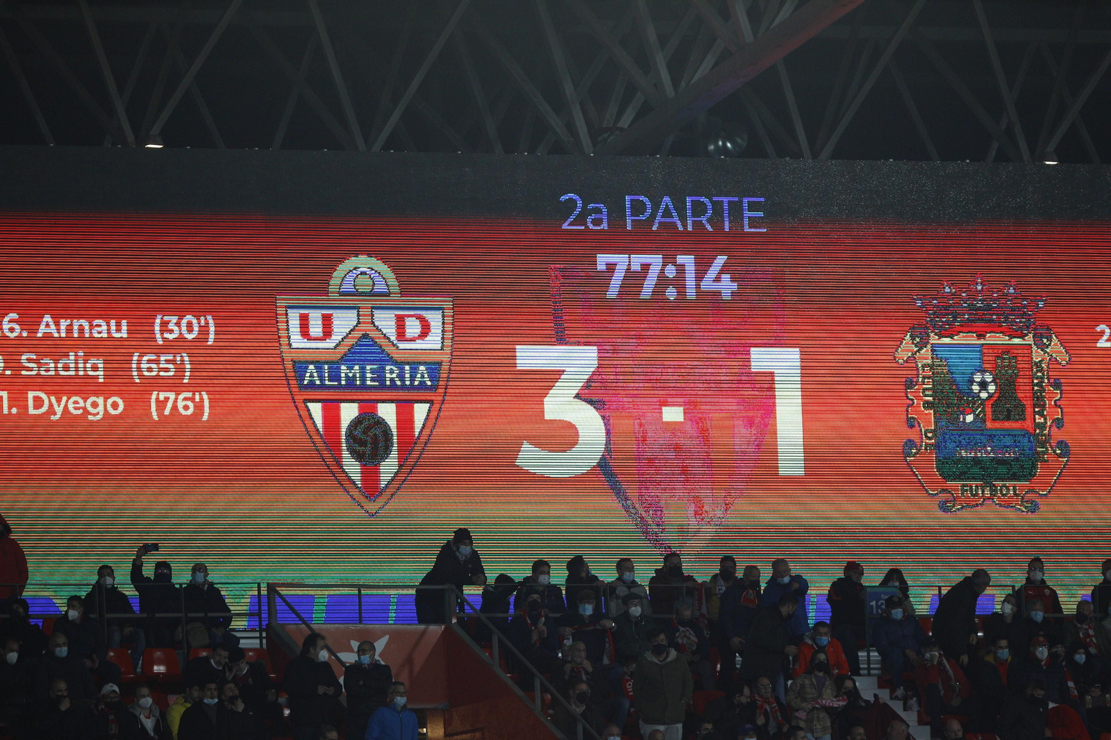 Fotogalería U.D. Almería-C.F. Fuenlabrada