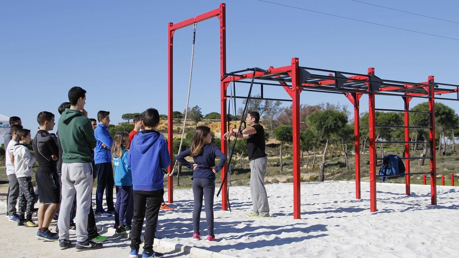 Training Box del Parque 'El Camaleón' de Islantilla