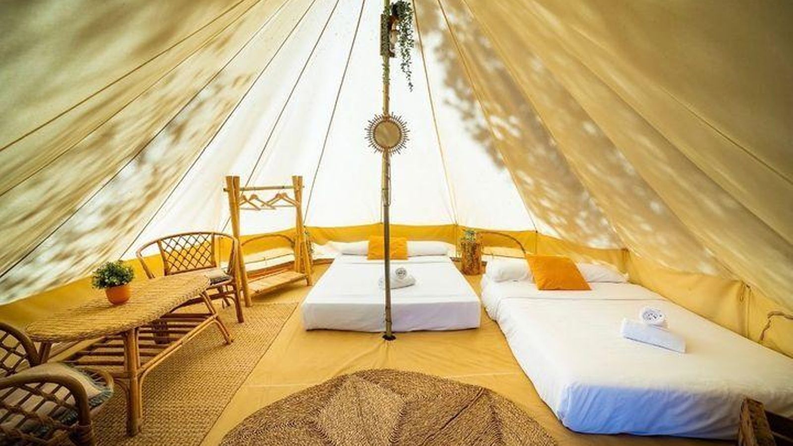 Una de las opciones de gampling en el camping. Una de las opciones de gampling en el camping.