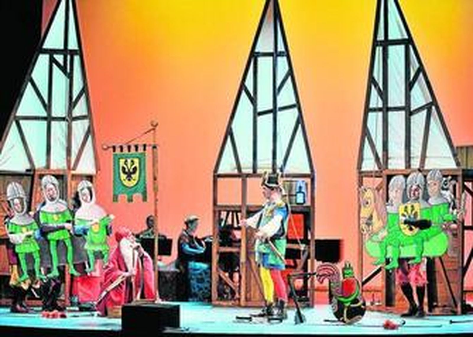 Una imagen de la adaptación de la ópera 'Guillermo Tell' para escolares que se podrá ver en enero en el Falla.