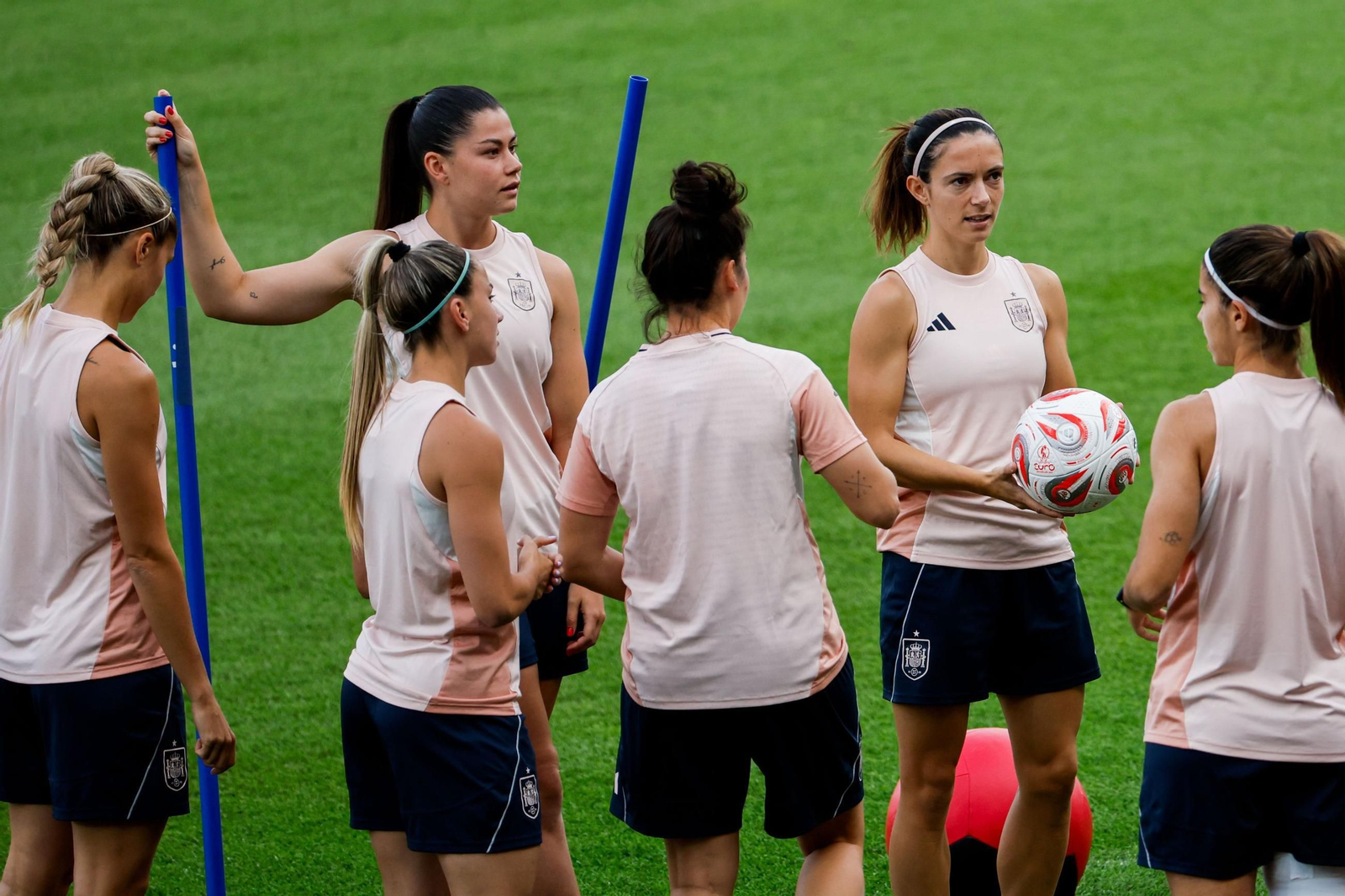 Las fotos de España antes de la semifinal contra Alemania