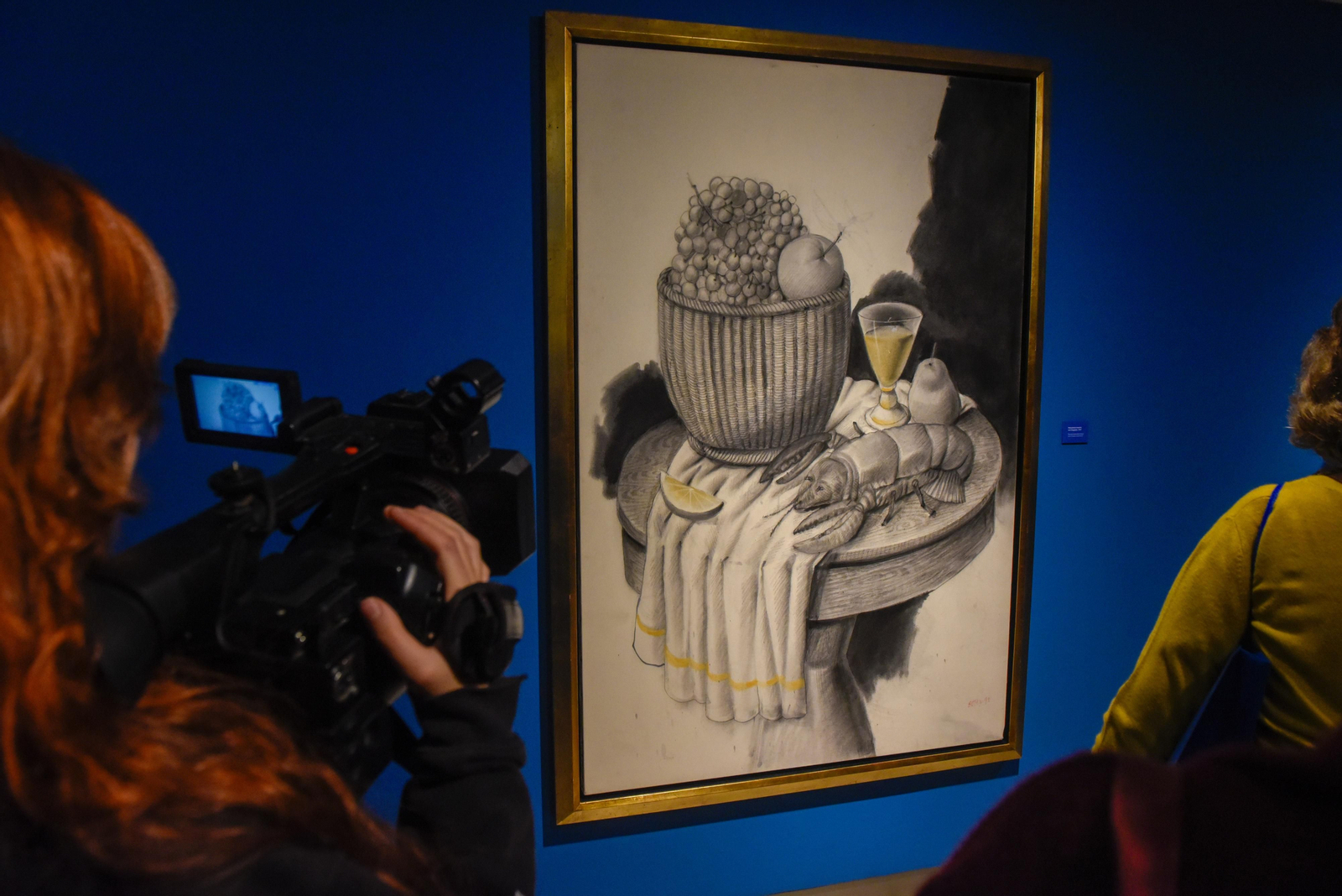 Inauguración  de la exposición sobre Fernando Botero