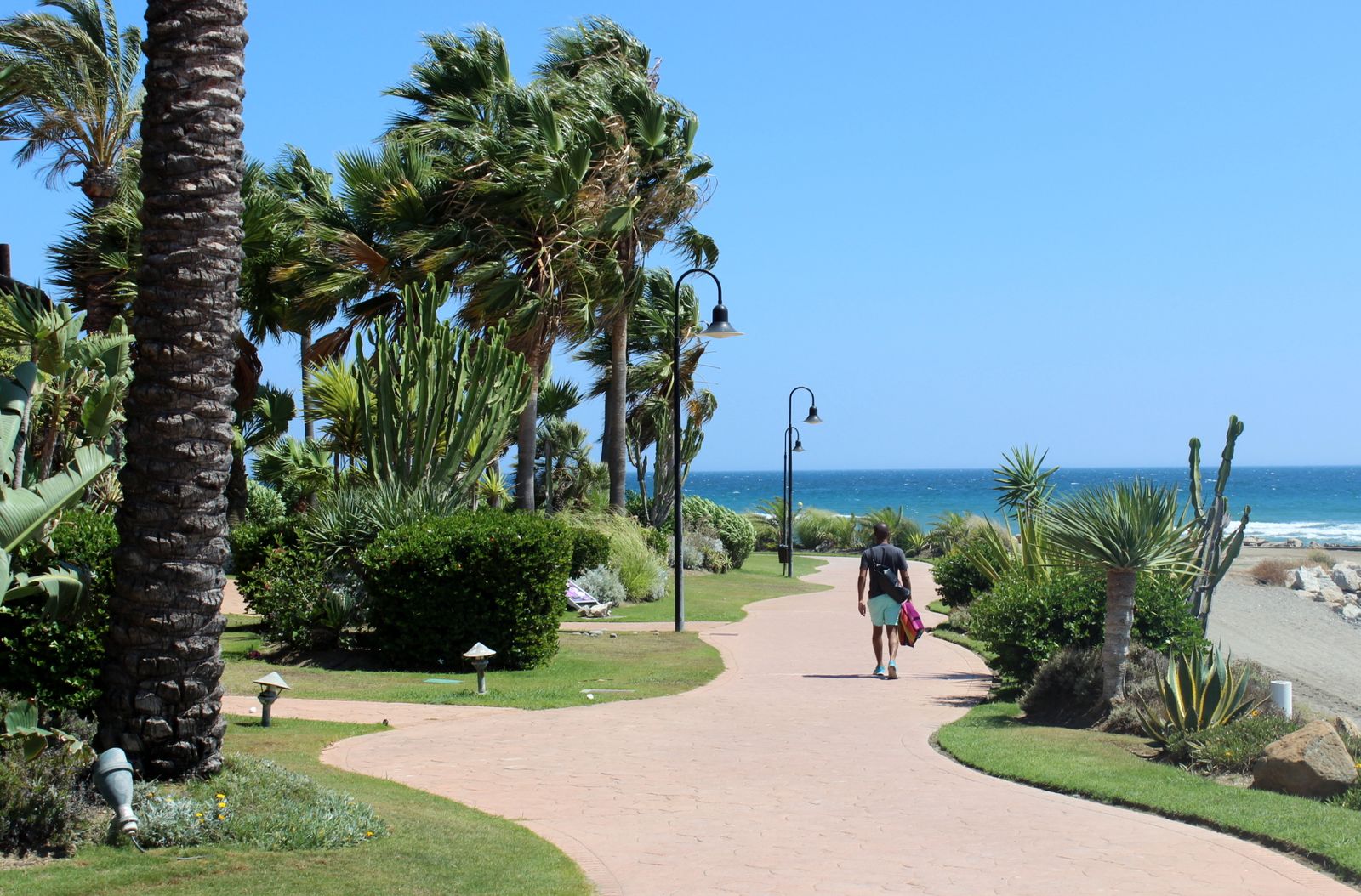 Vista del corredor litoral de Estepona.