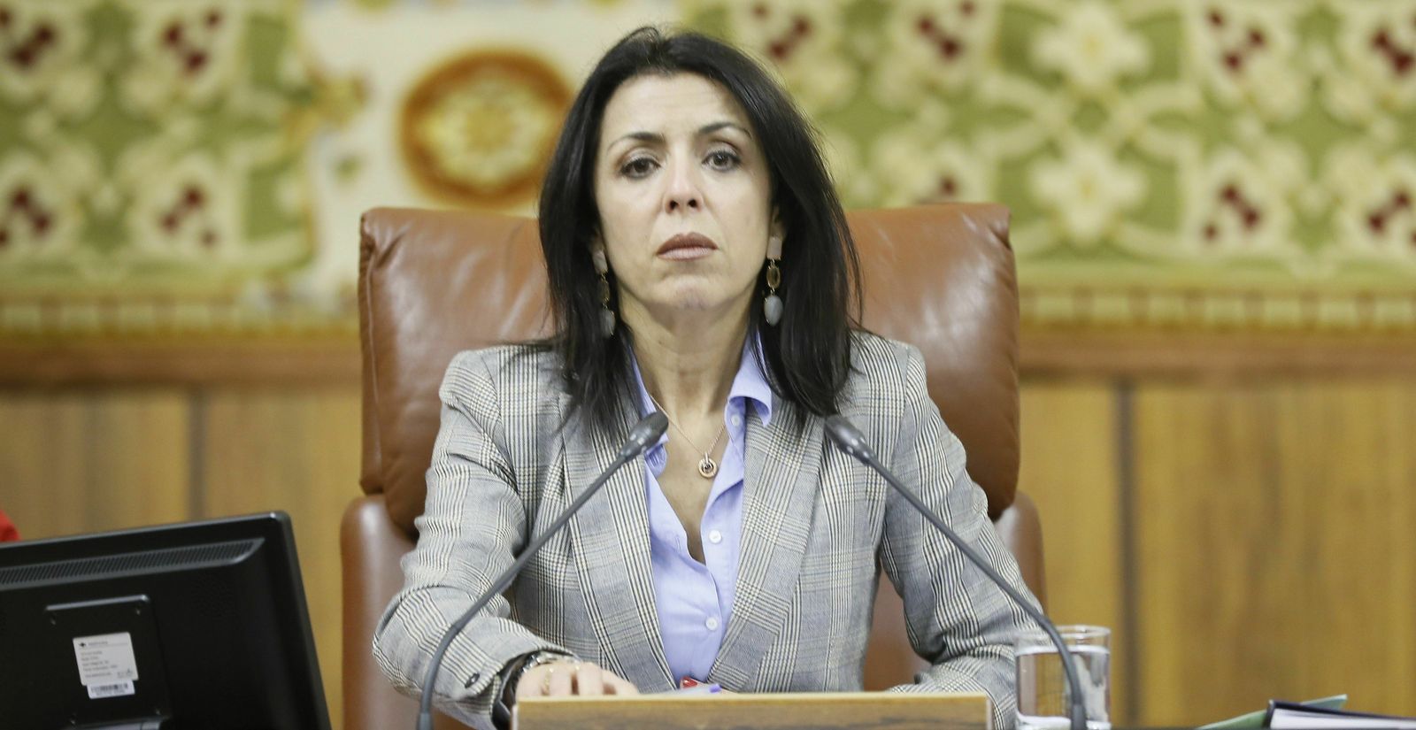 La presidenta del Parlamento andaluz, Marta Bosquet.