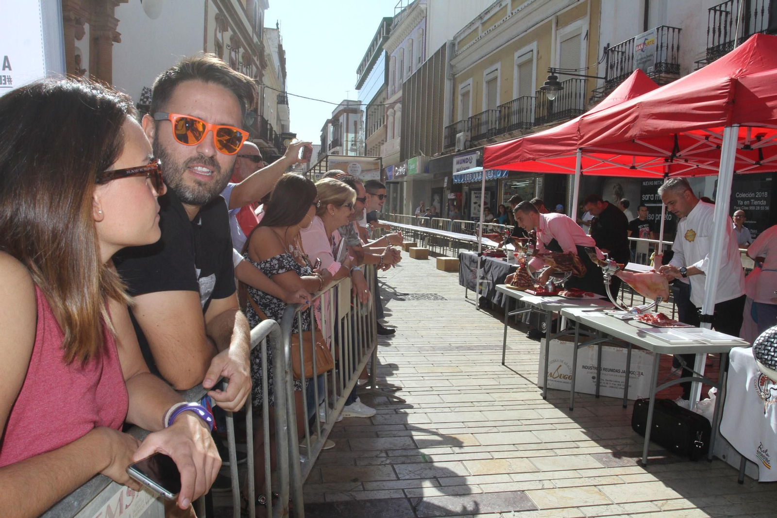 Record Guinnes del bocadillo de jamón mas grande del mundo, en Huelva