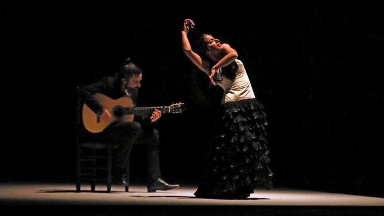 Agueda Saavedra durante el espectáculo 'Sí, quiero'