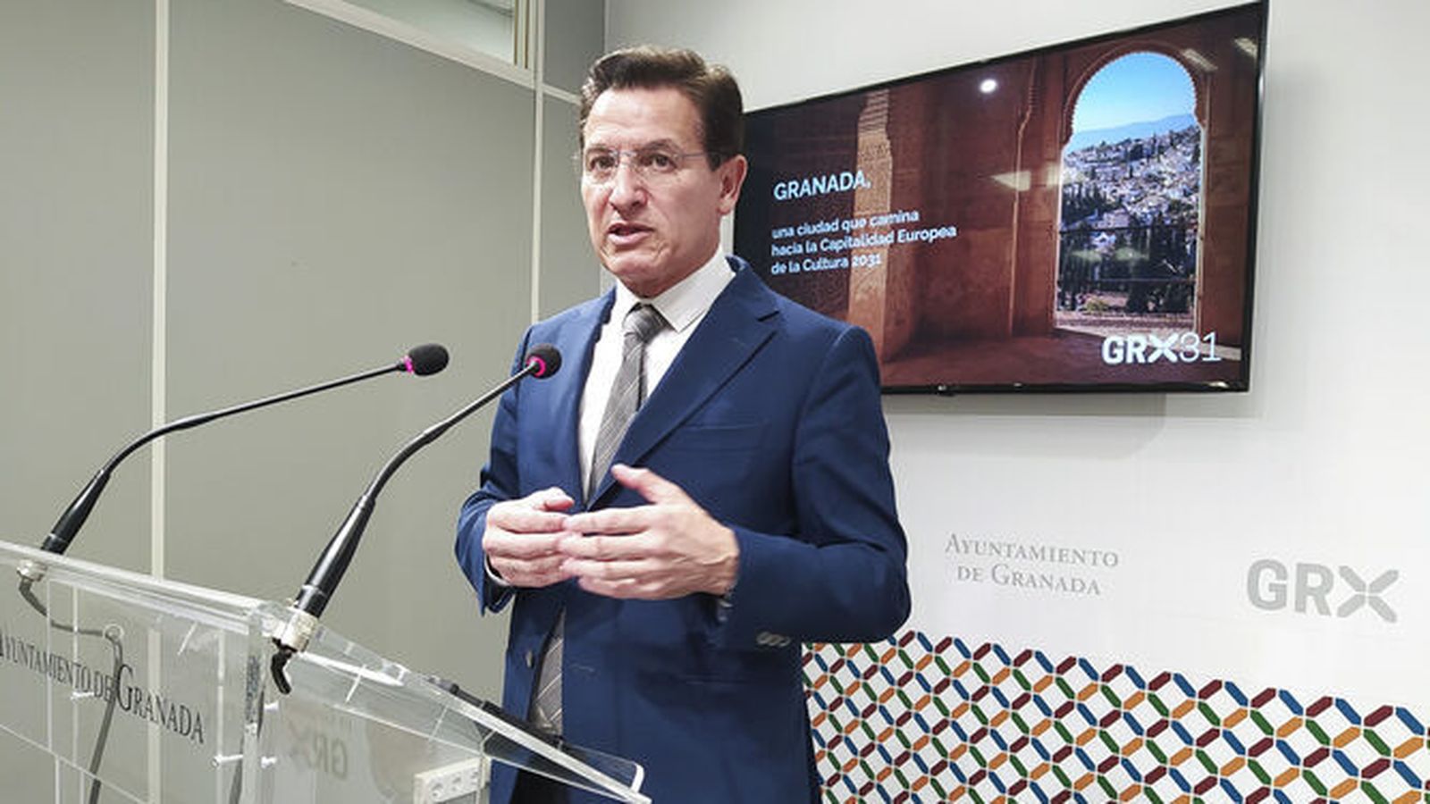 Luis Salvador, delegado de proyectos estratégicos para la capitalidad cultural de Granada 2031.