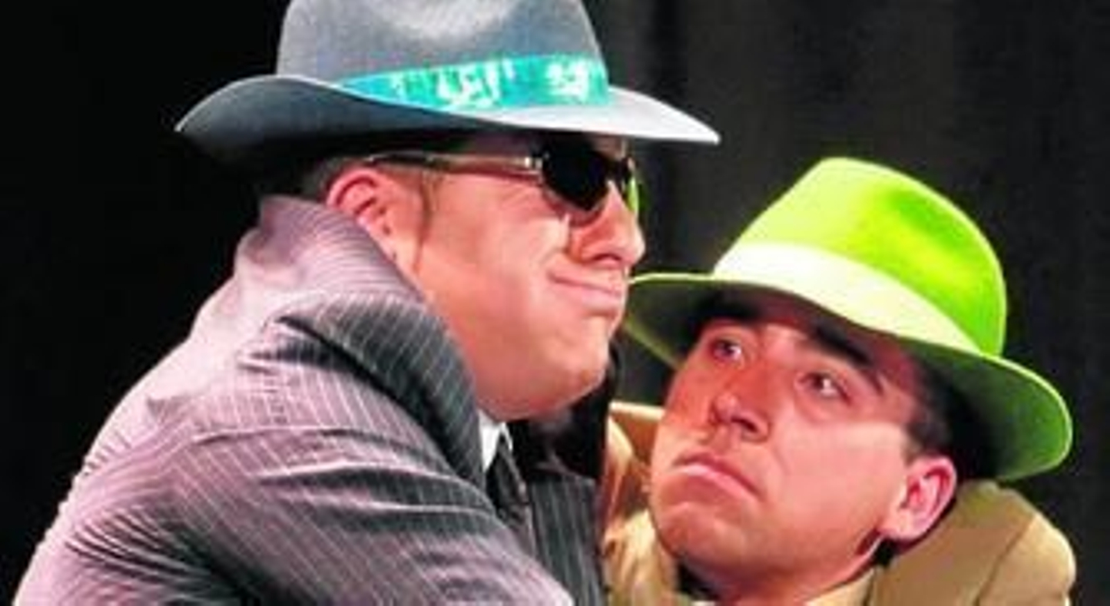 Morera, en la izquierda, junto al Mení, compañero de cuarteto.