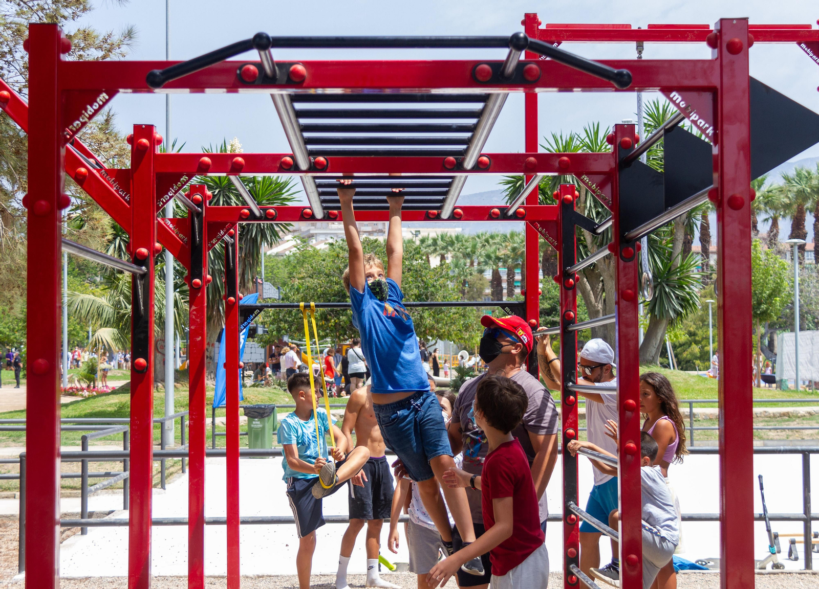 Así ha sido la reinauguración del Parque de los Pueblos de América de Motril