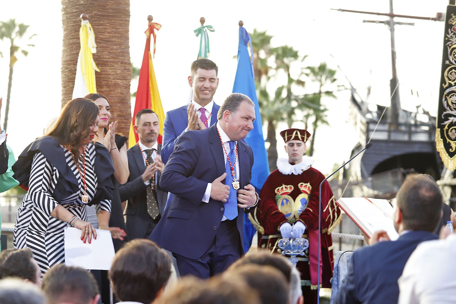 Imágenes de la constitución de la Diputación de Huelva