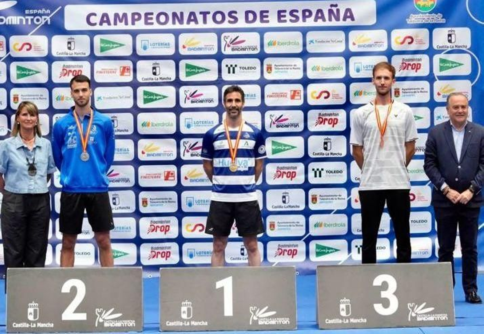 Pablo Abián, en el primer cajón del pódium. Pablo Abián, en el primer cajón del pódium.