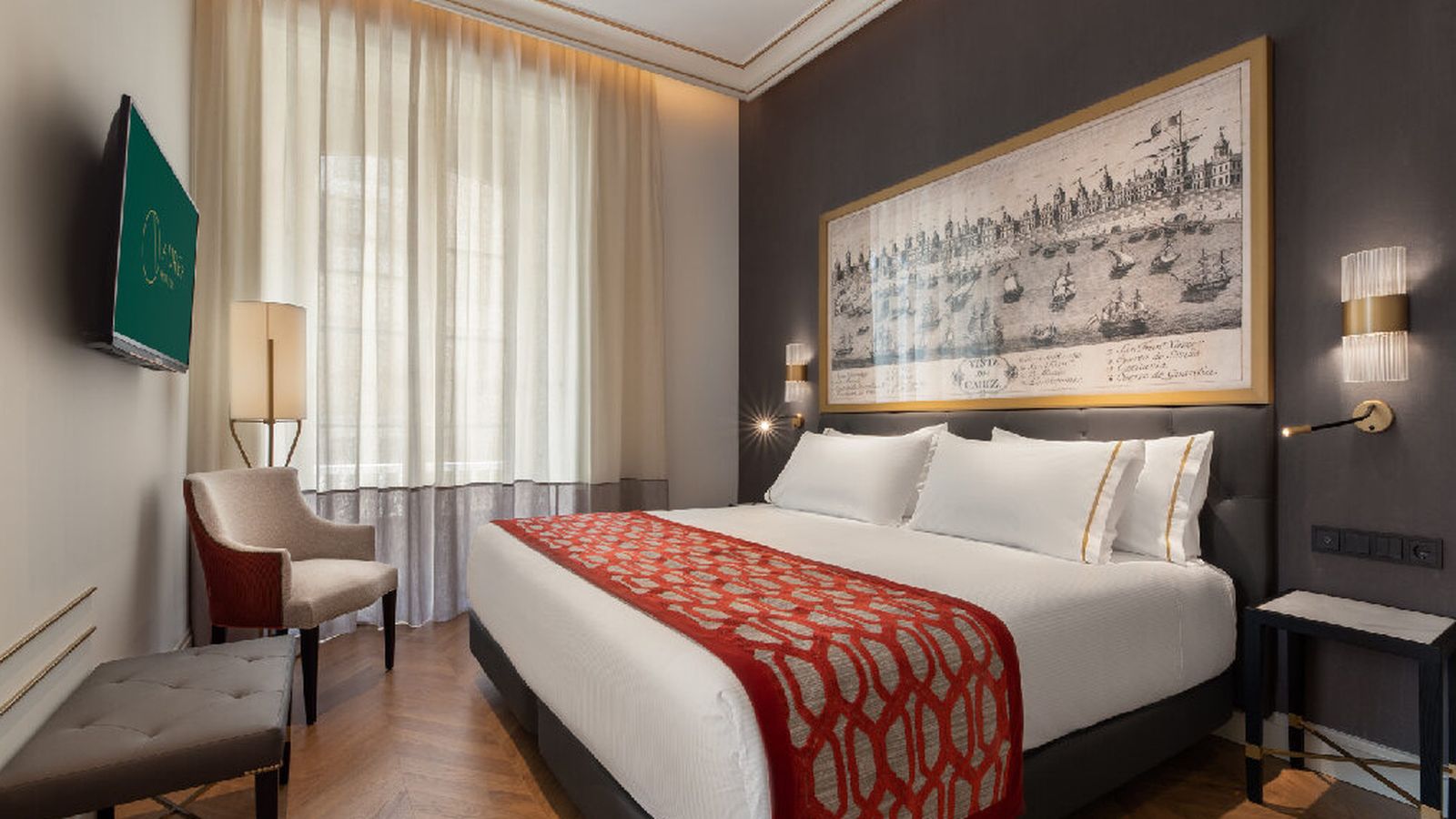 Detalle de las habitaciones.