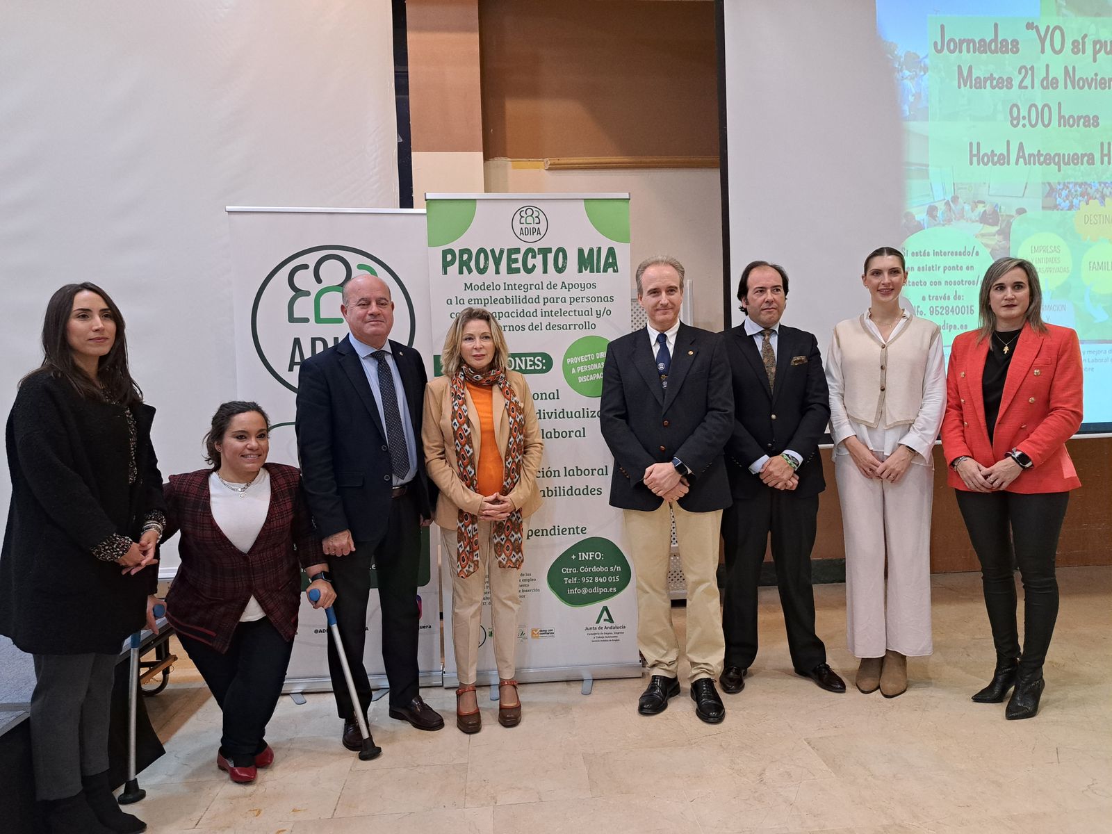 Inauguración de las jornadas celebradas en Antequera.