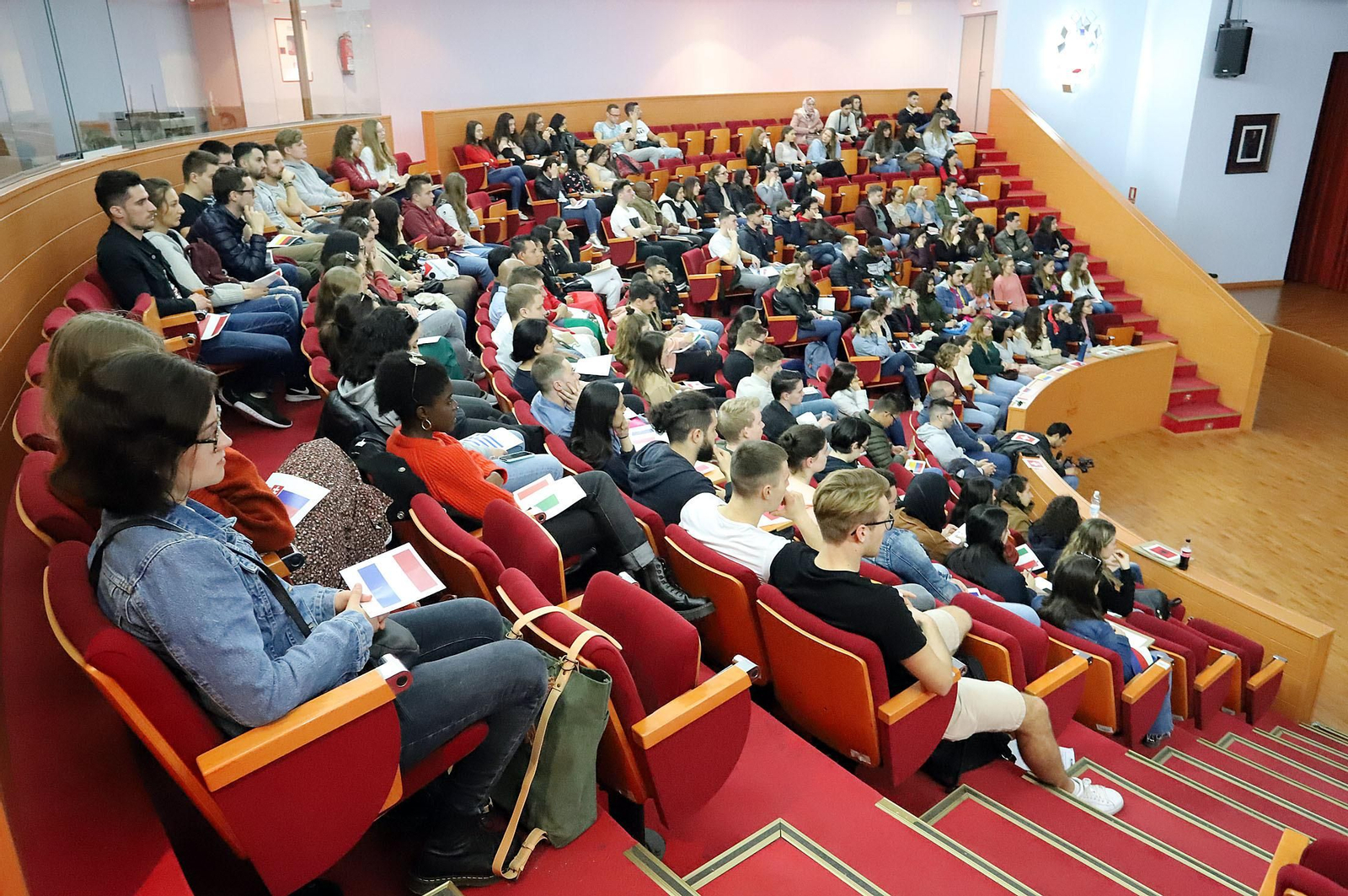 Imágenes de la llegada de erasmus a la Universidad de Huelva