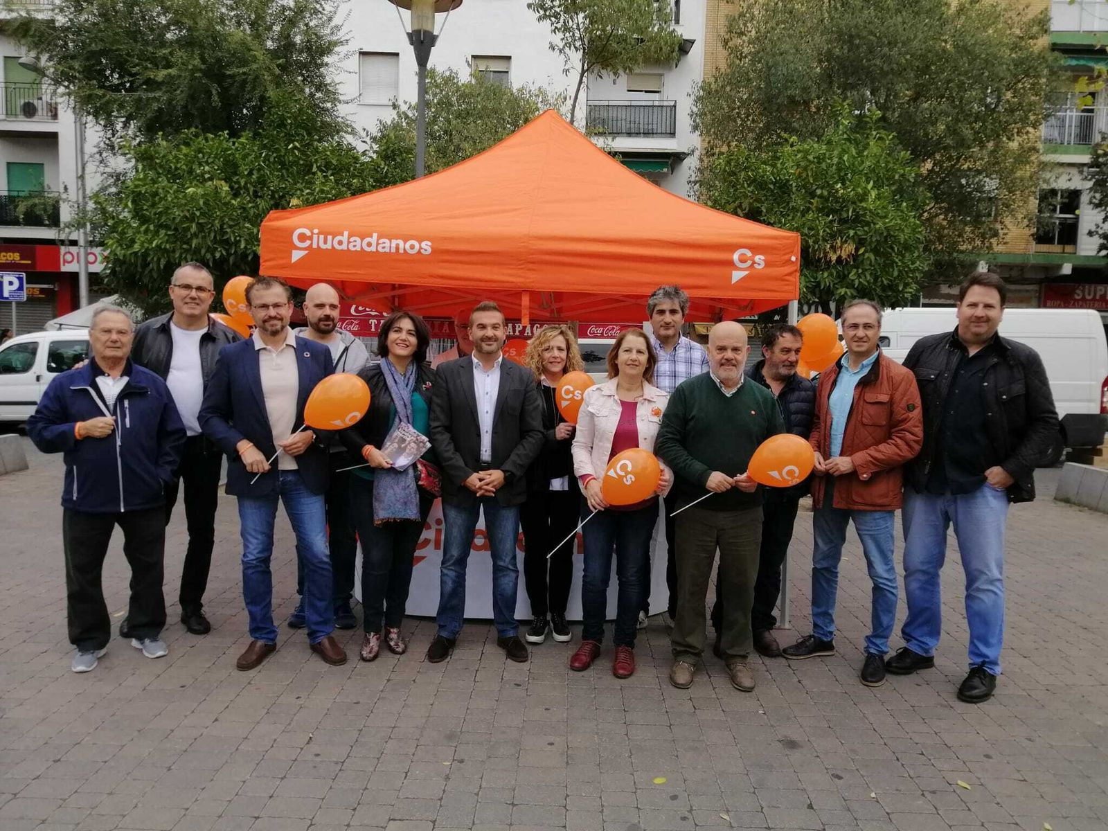 Marcial Gómez, con el equipo de Cs Córdoba.