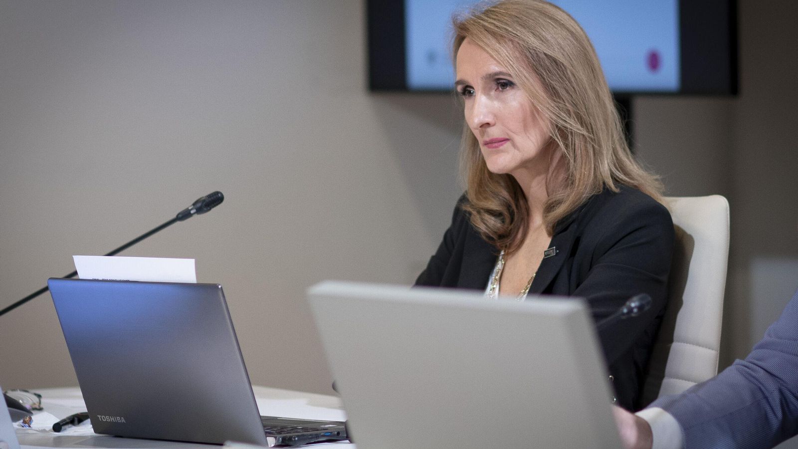 La profesora Ortiz Camacho.