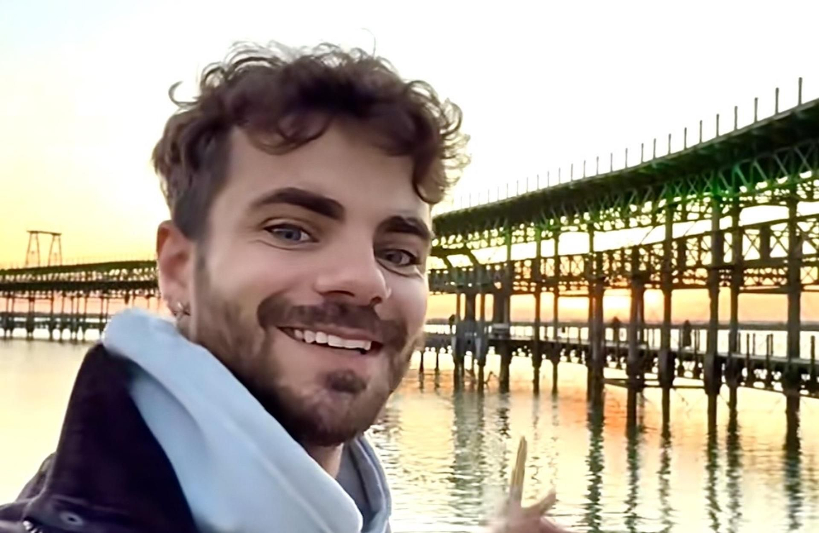 Roman Socias en su vídeo sobre Huelva capital