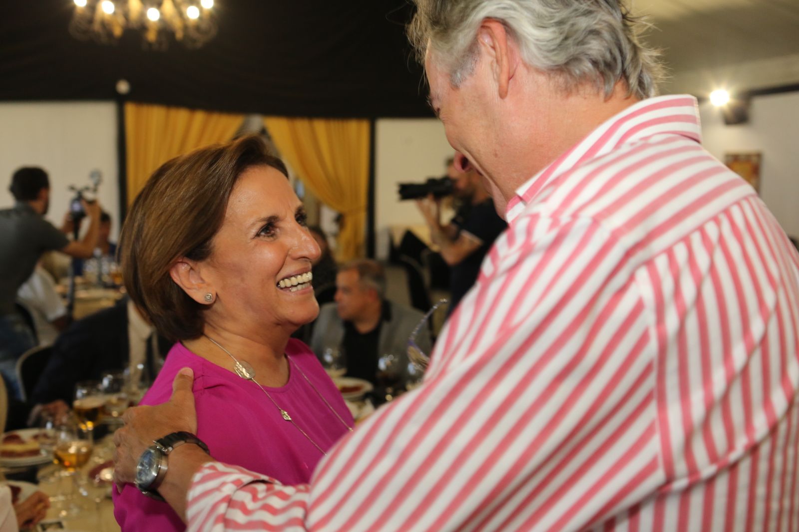 Almuerzo de despedida de Lucía Vizcaya  jefa de la Oficina de Extranjeros en imágenes