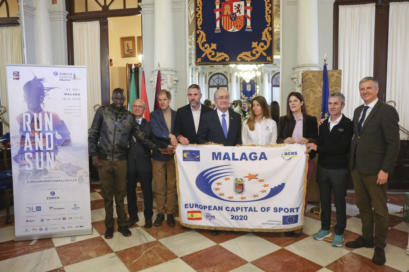 Las fotos de la presentación del maratón de Málaga