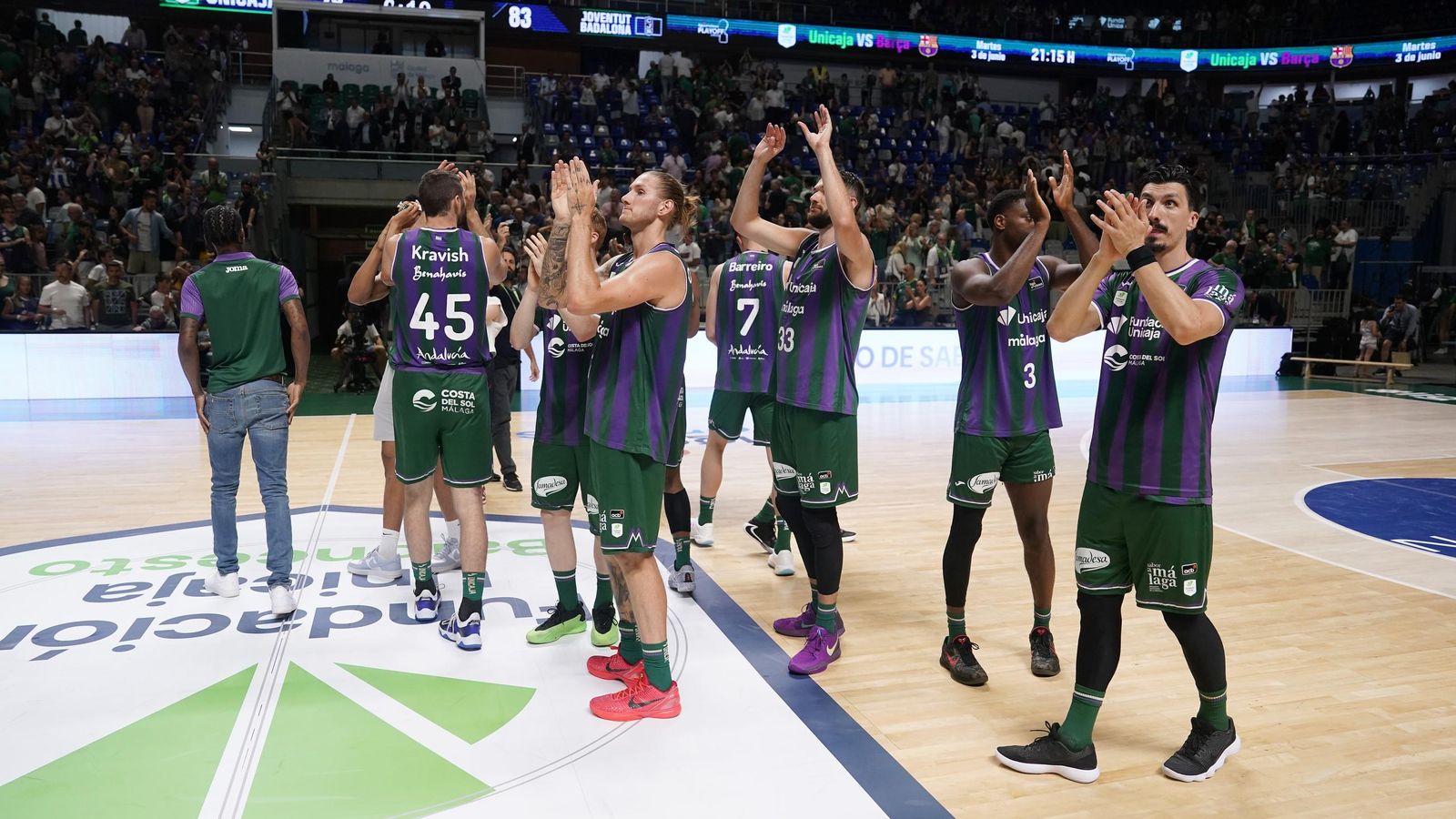 El Unicaja-Joventut, en fotos