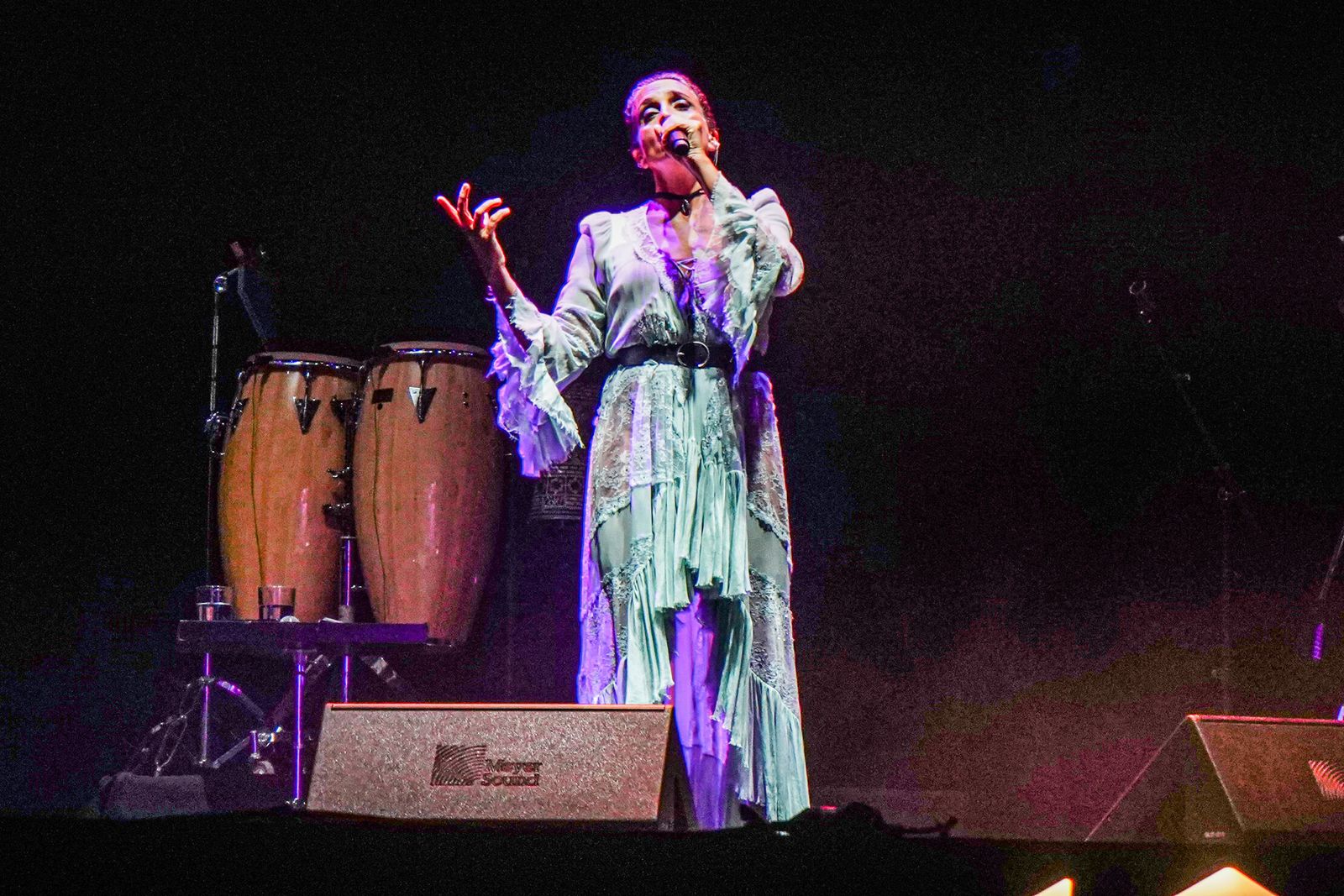 La estrella Noa ilumina el Generalife de Granada en 1001 Músicas: las imágenes