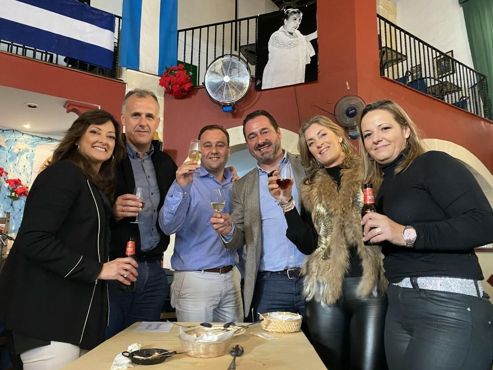 Imágenes de la zambomba de socios en Don Antonio Chacón