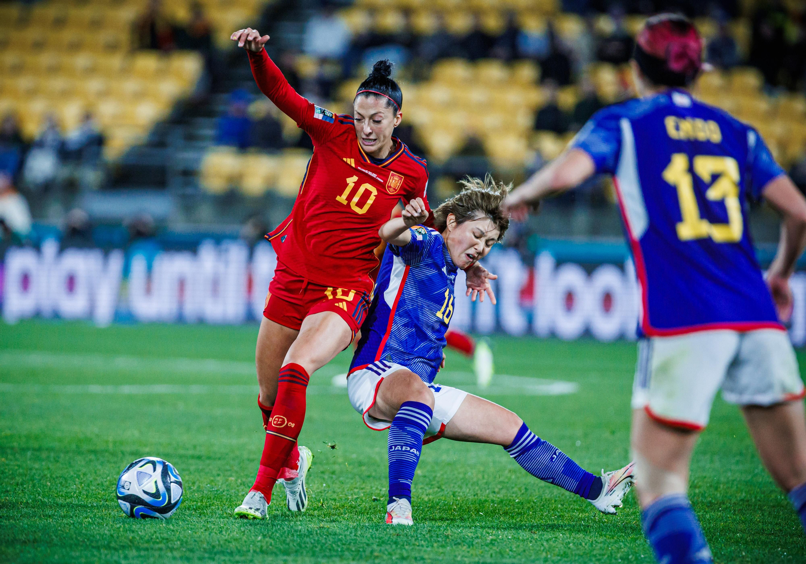 Las fotos de la goleada de Japón a España