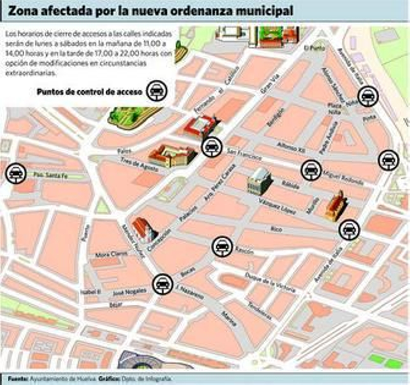 El 'sistema inteligente' que blindará las calles peatonales estará operativo en 2010