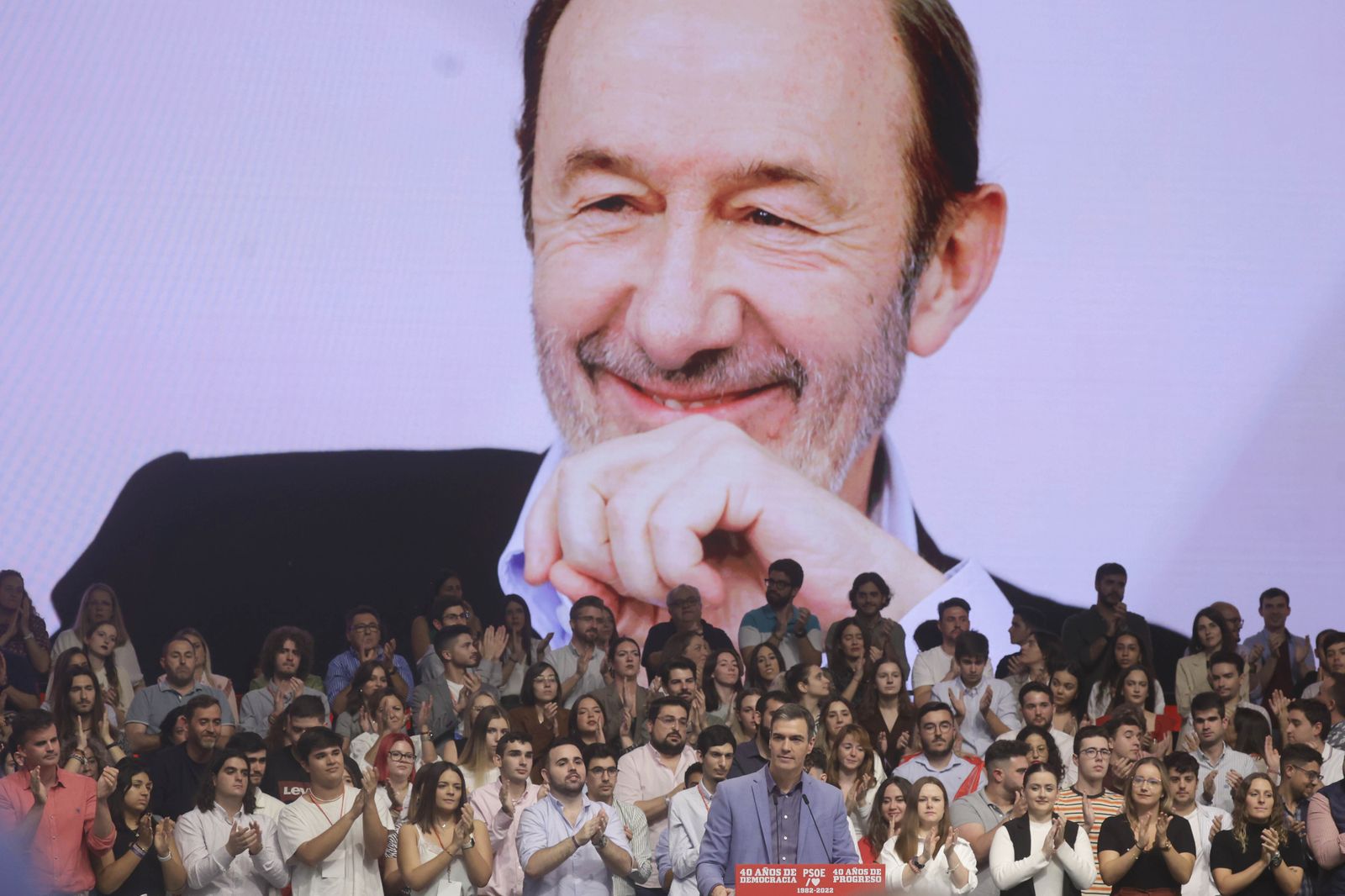 las imágenes del acto del PSOE en Sevilla