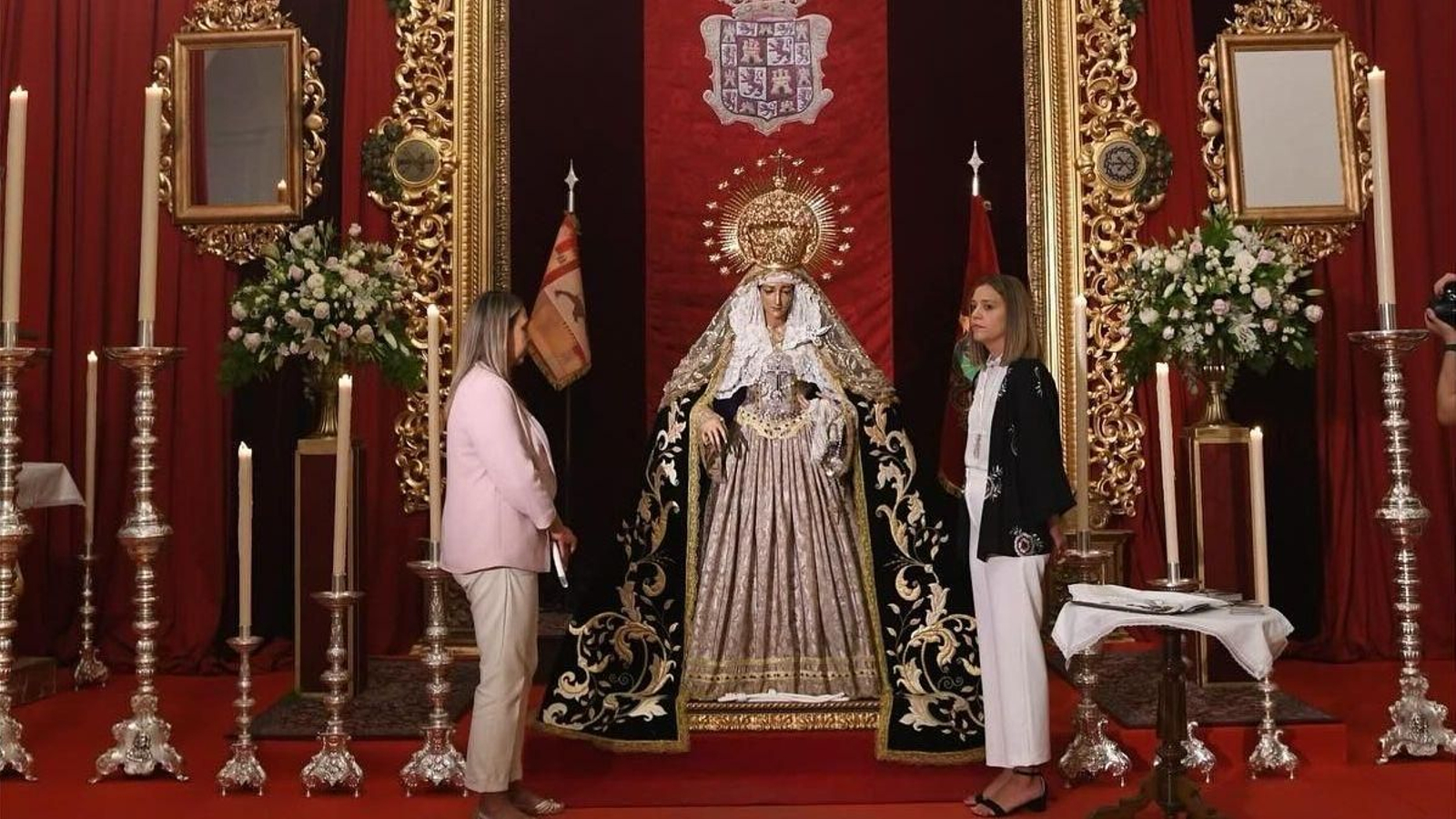 Besamanos a Nuestra Señora de las Lágrimas el pasado 2024.
