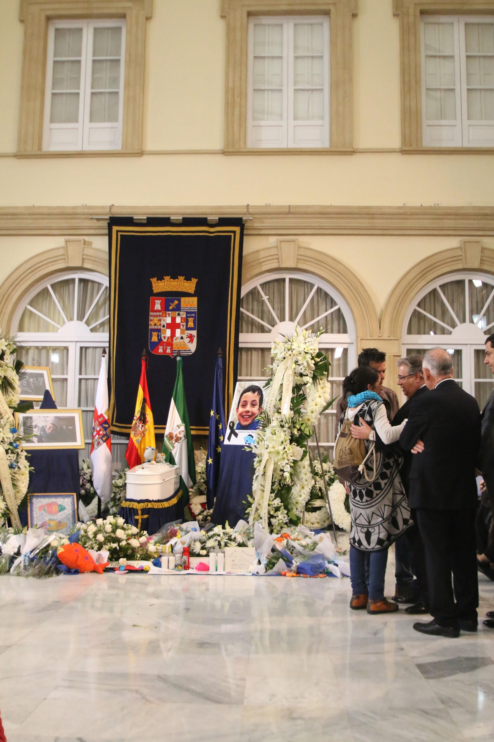 Las imágenes de la capilla ardiente por Gabriel