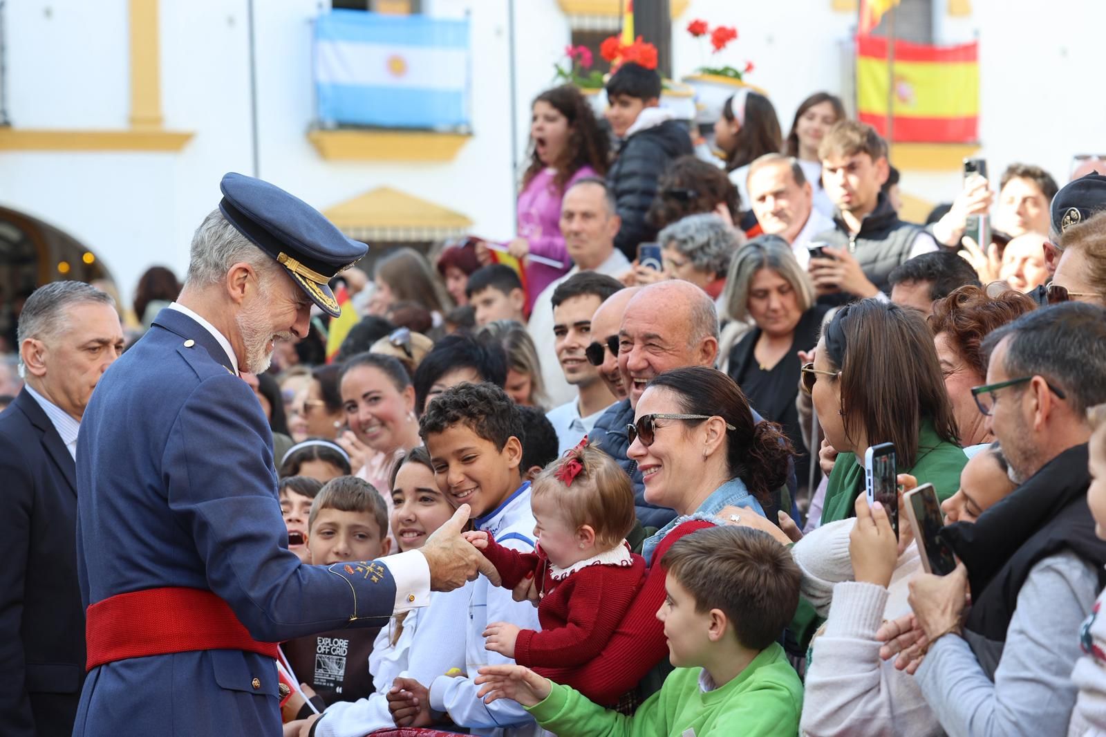 Las primeras imágenes del Rey Felipe VI en Huelva.