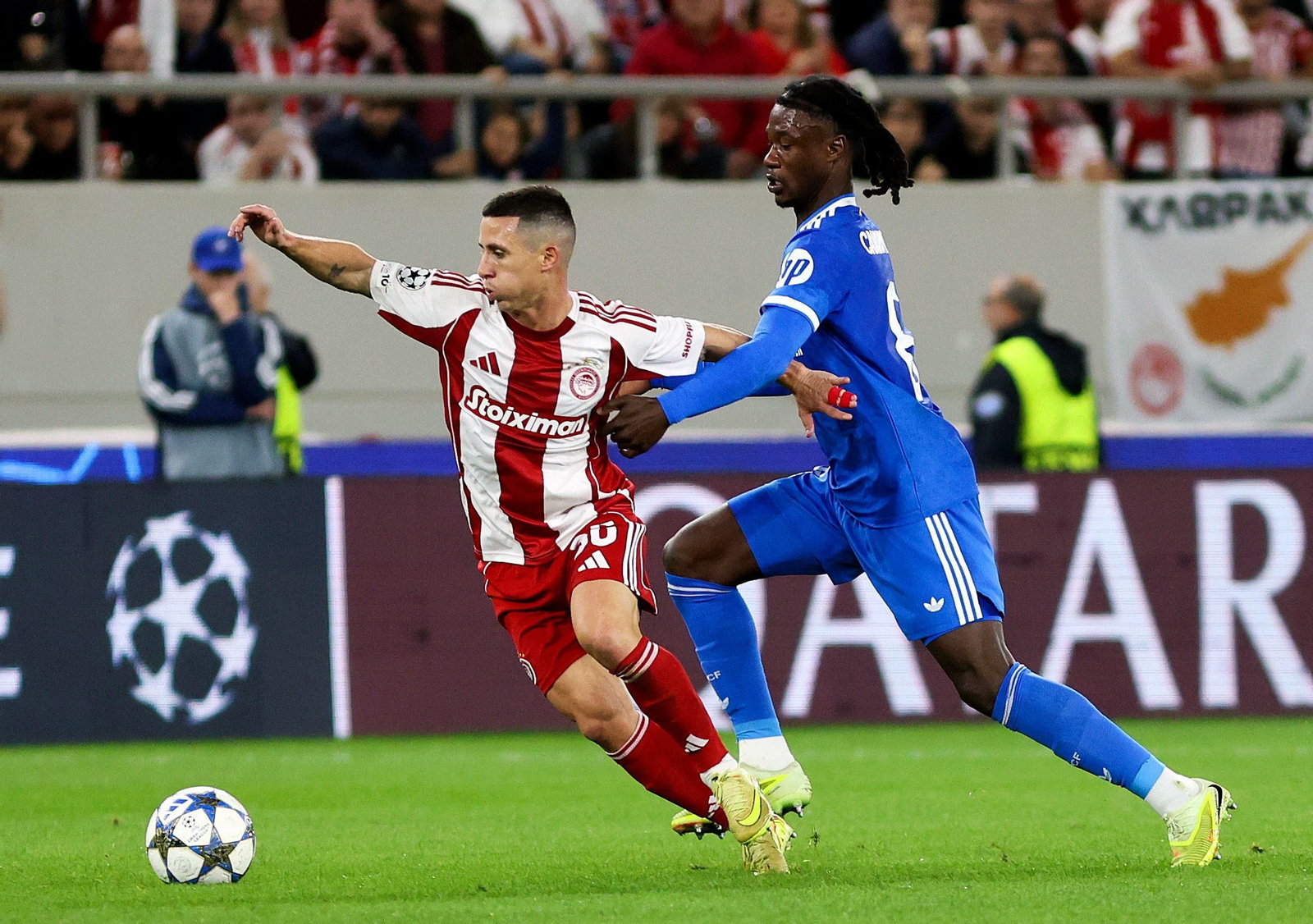 Las imágenes del Olympiacos-Real Madrid