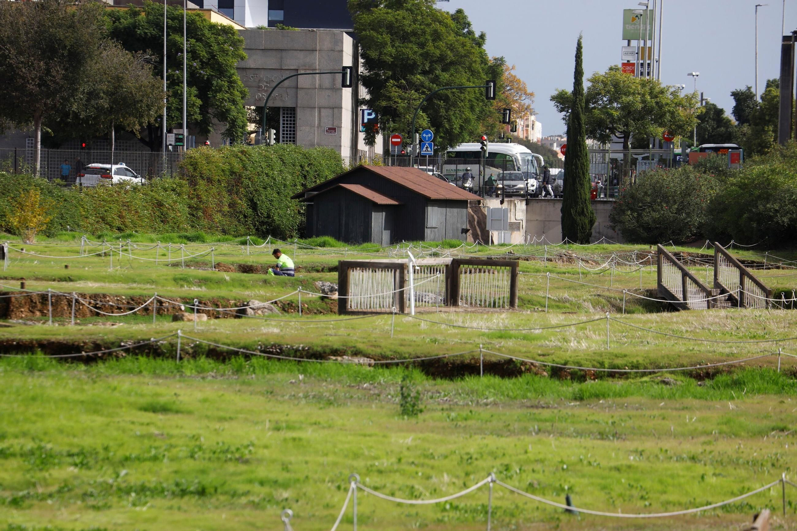 Las imágenes del estado del yacimiento de Cercadilla