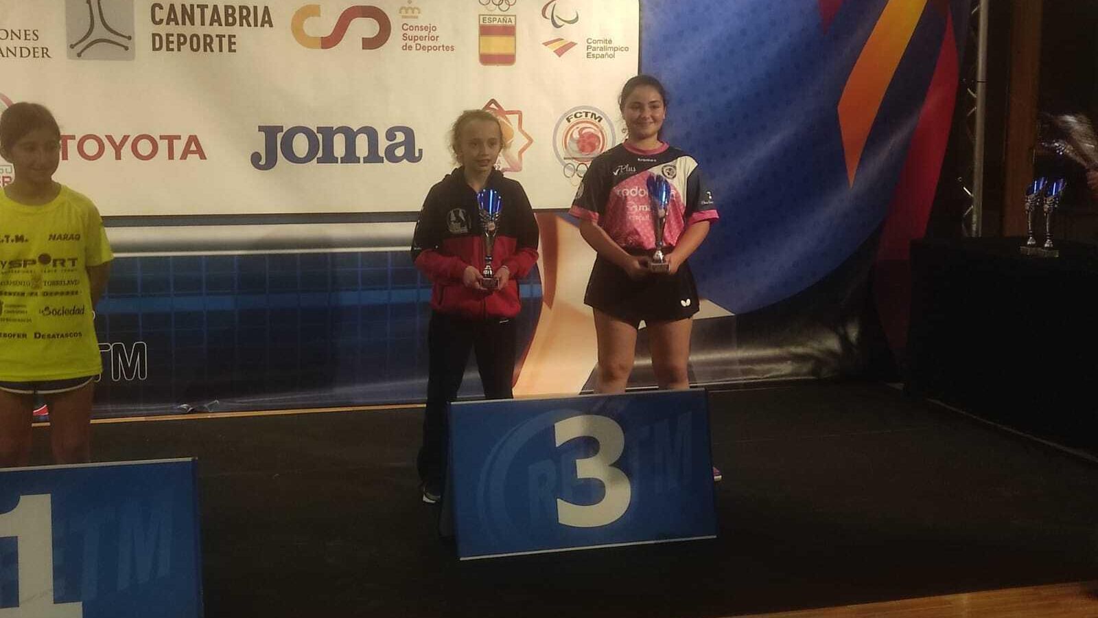 Alba Sánchez fue tercera en el Estatal de Santander.