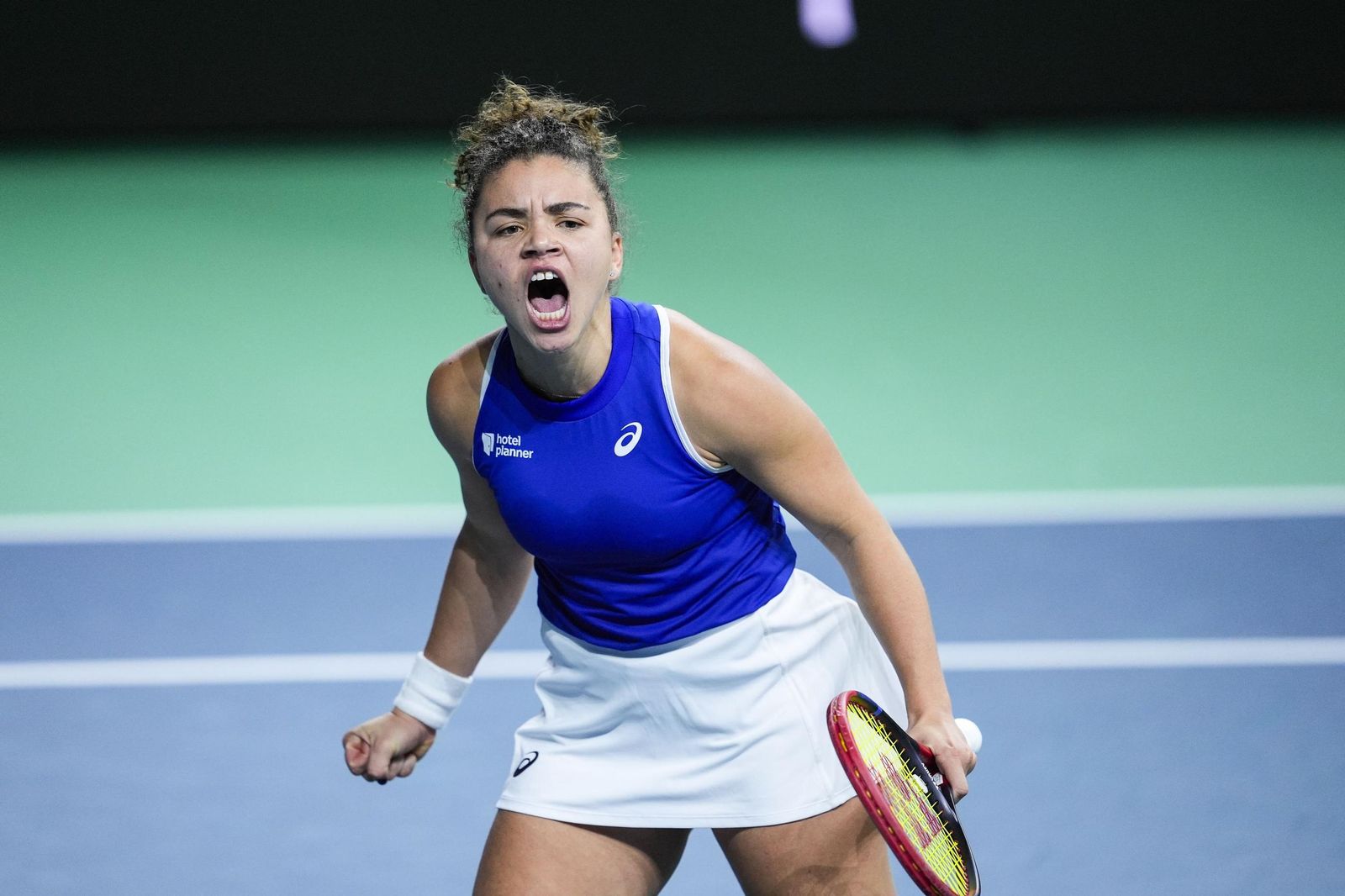 El Italia-Japón de la Billie Jean King en Málaga, en fotos