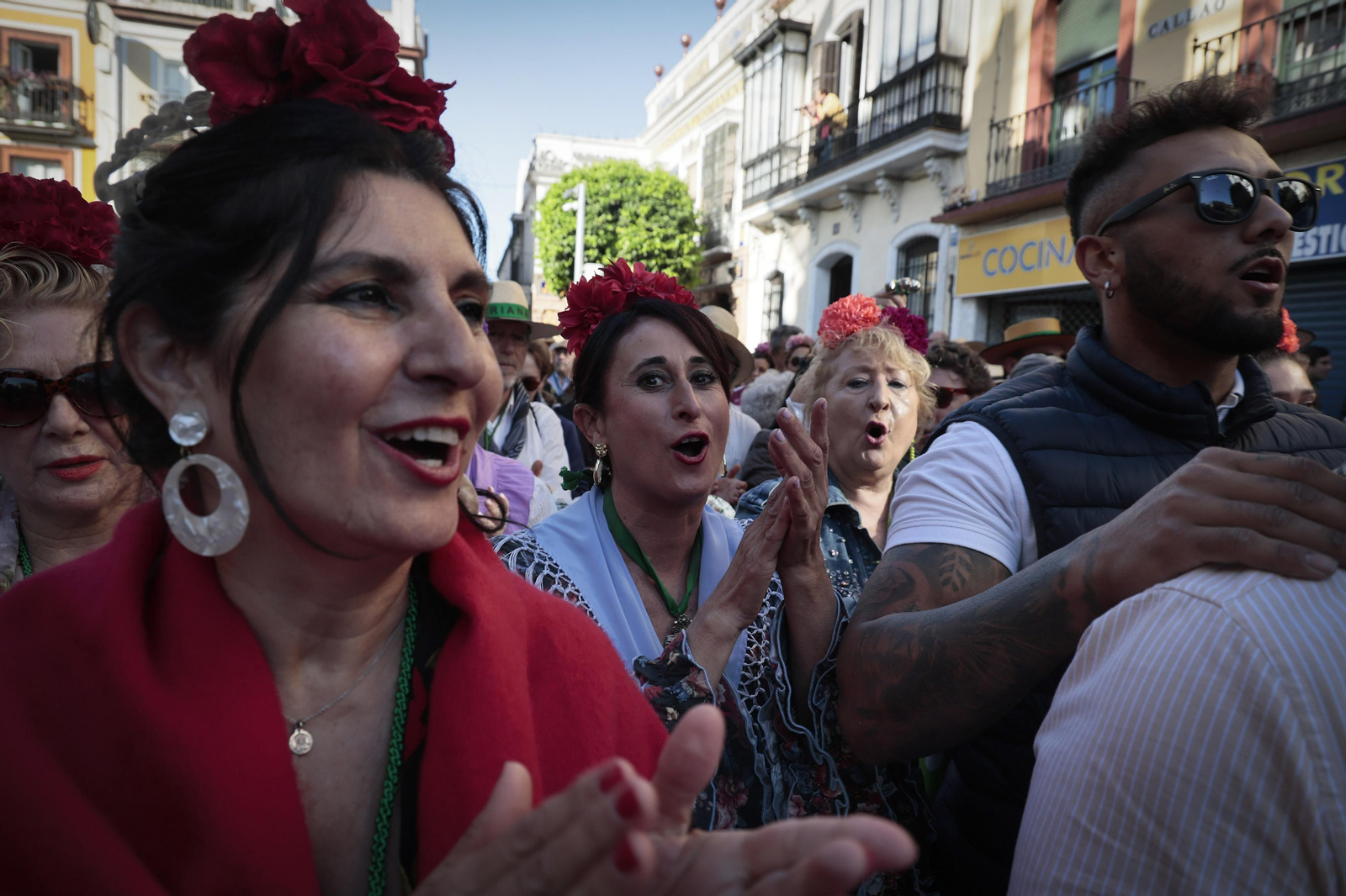 Las imágenes de la salida de la Hermandad del Rocío de Triana